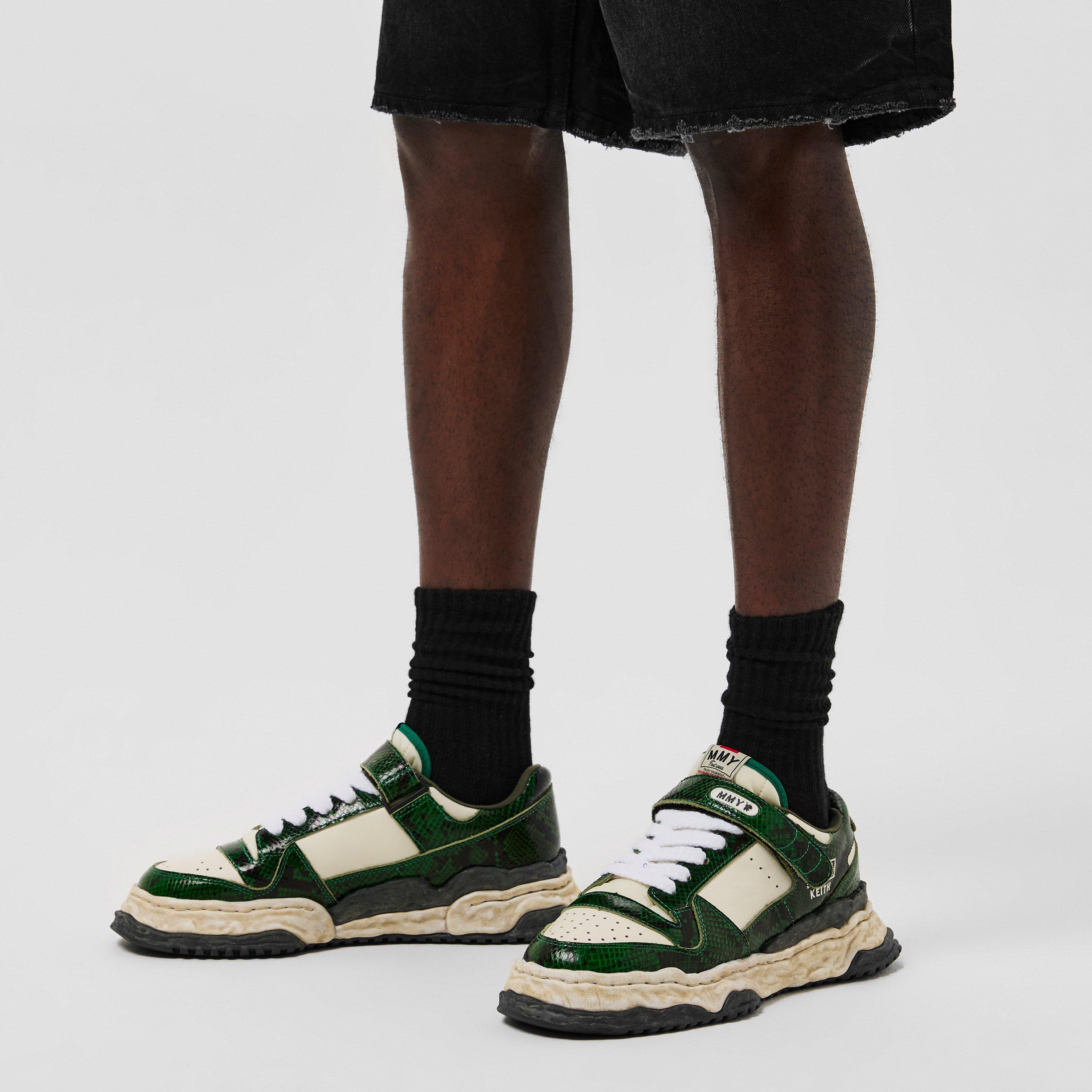 Grn/wht - Mihara Yasuhiro - Men's Keith Python Low-Top Trainers - 3