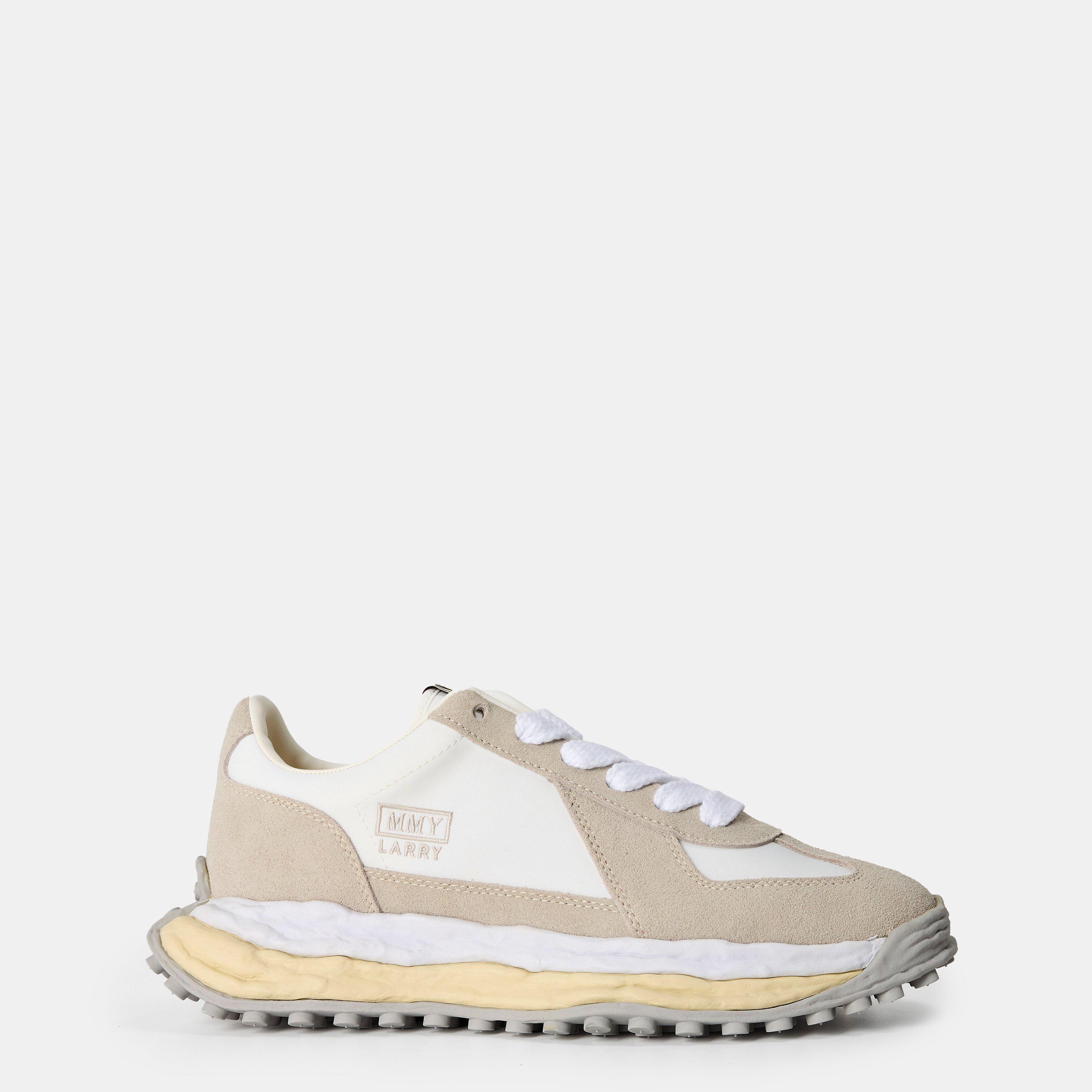 White - Mihara Yasuhiro - Men's Larry Leather Low-Top Trainers - 1
