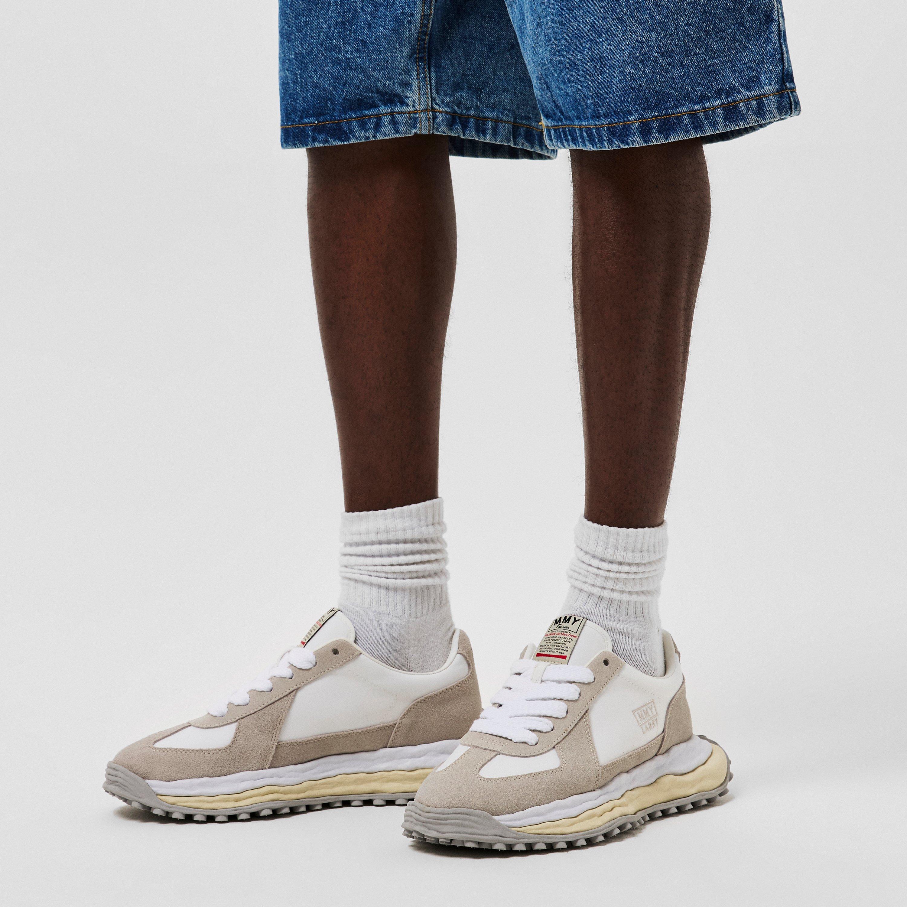 White - Mihara Yasuhiro - Men's Larry Leather Low-Top Trainers - 3