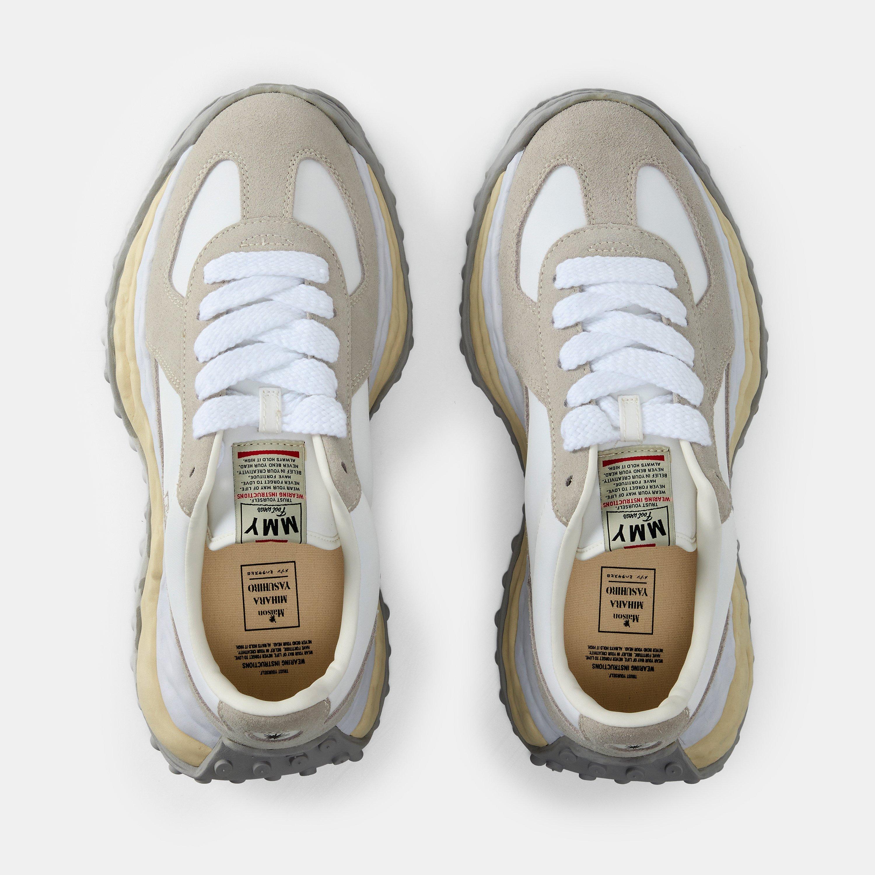 White - Mihara Yasuhiro - Men's Larry Leather Low-Top Trainers - 5