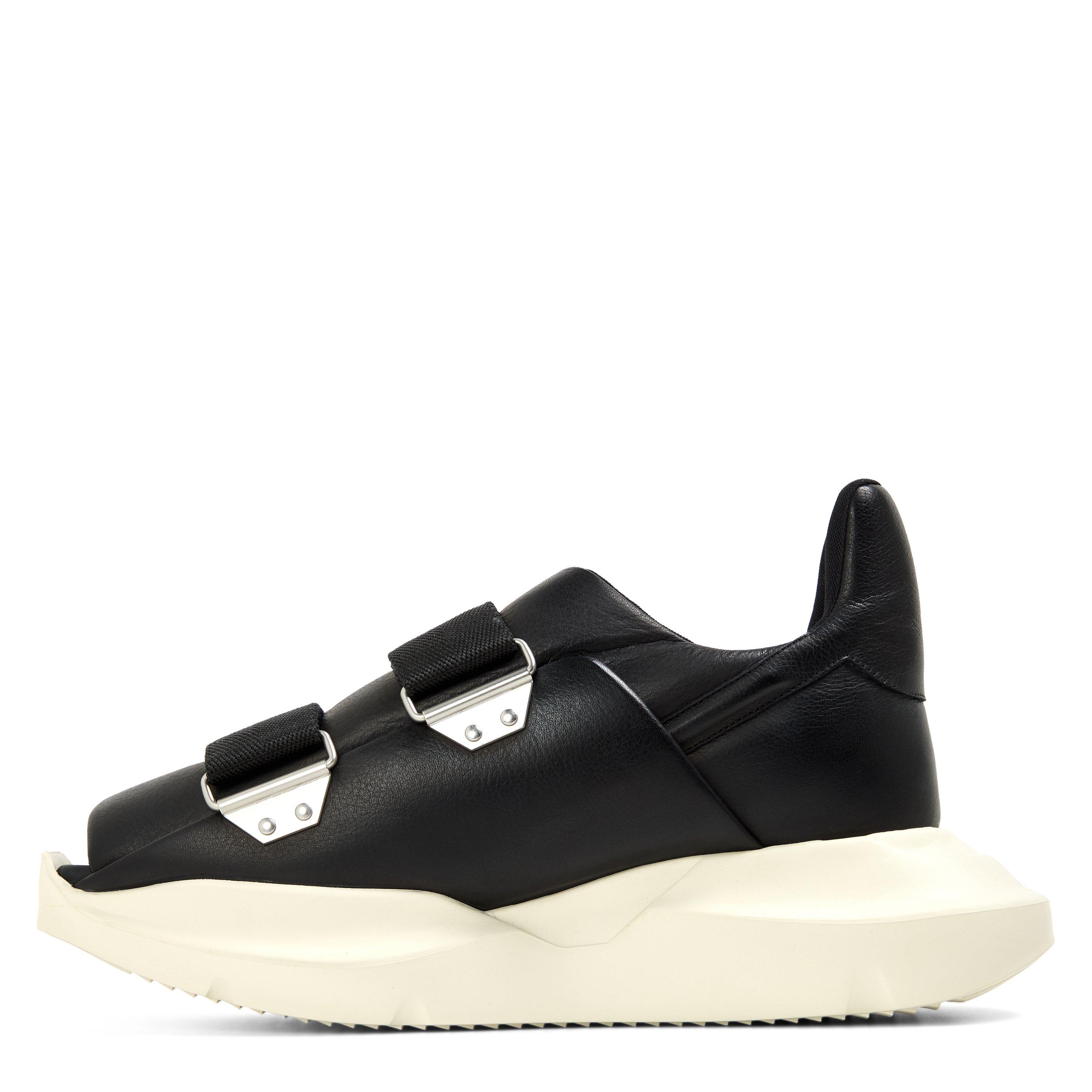 Black/Milk - Rick Owens - Men's Low-Top Trainers - 2