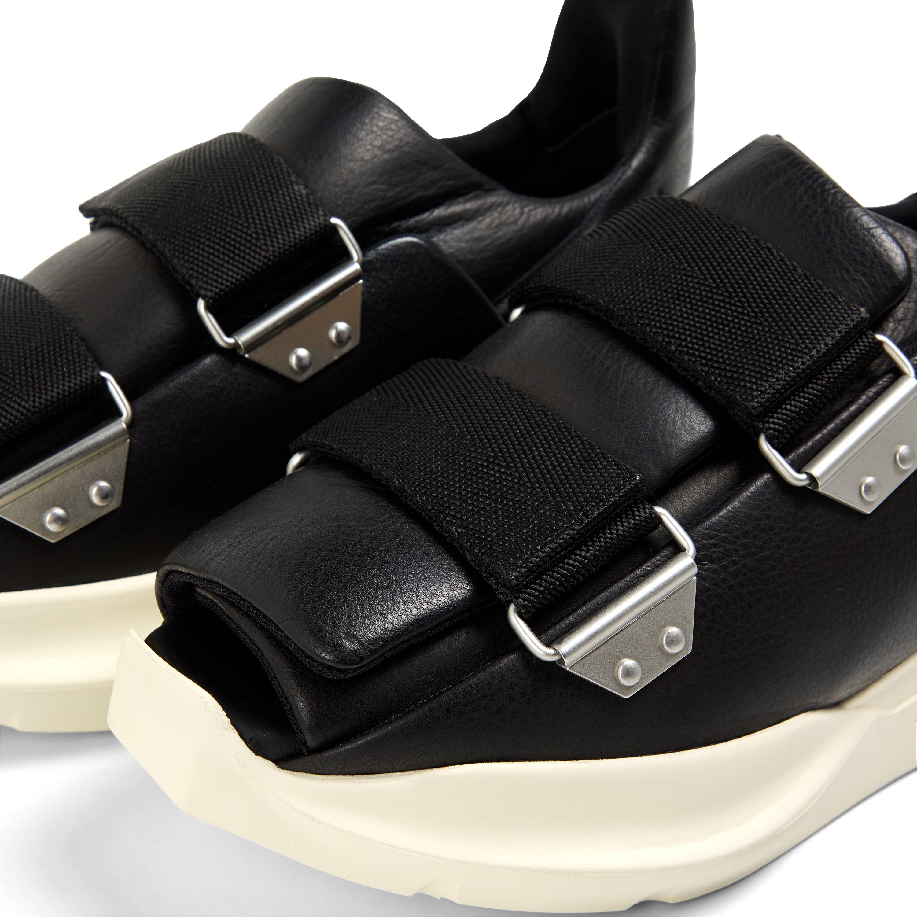 Black/Milk - Rick Owens - Men's Low-Top Trainers - 3