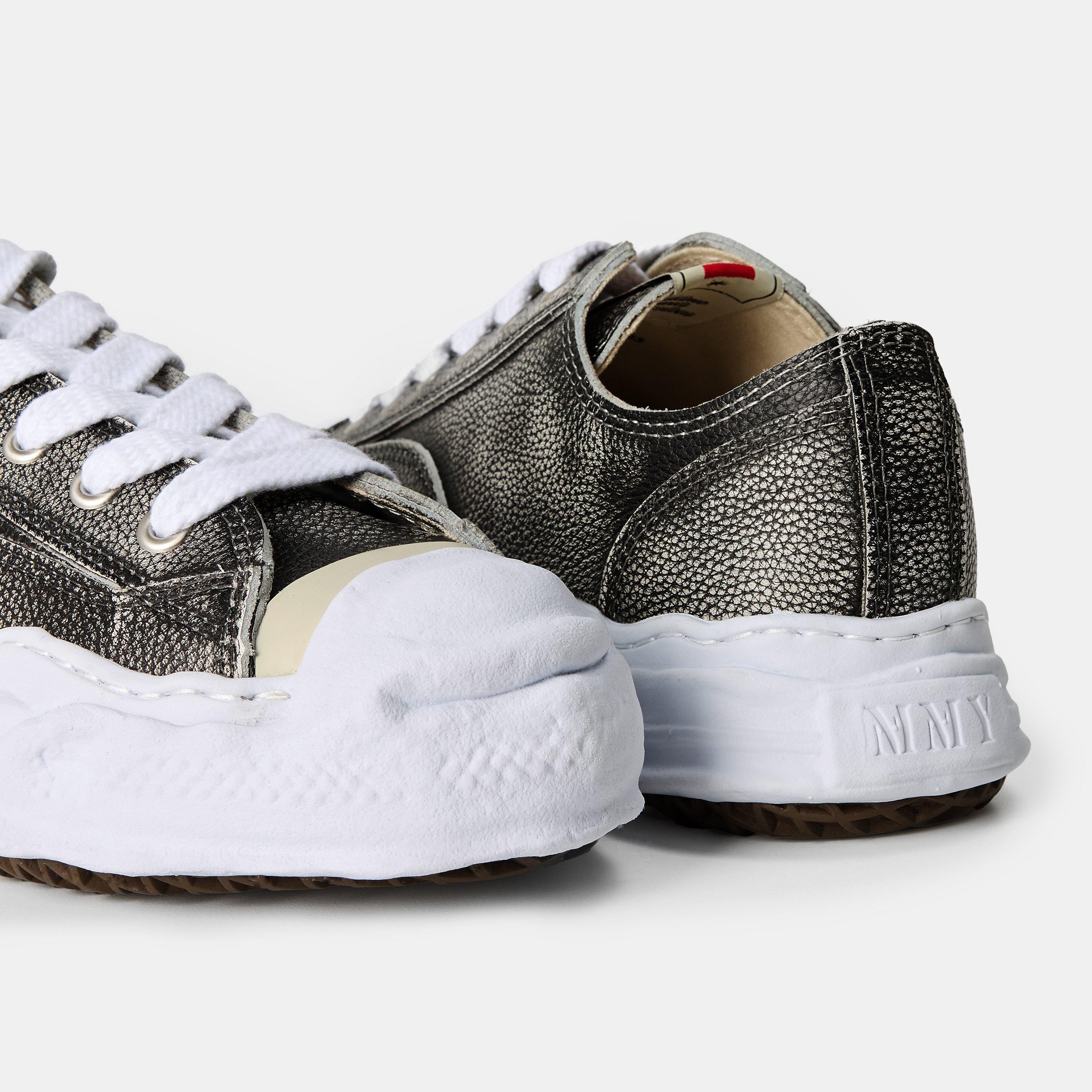 Black - Mihara Yasuhiro - Men's Hank Leather Low-Top Trainers - 4