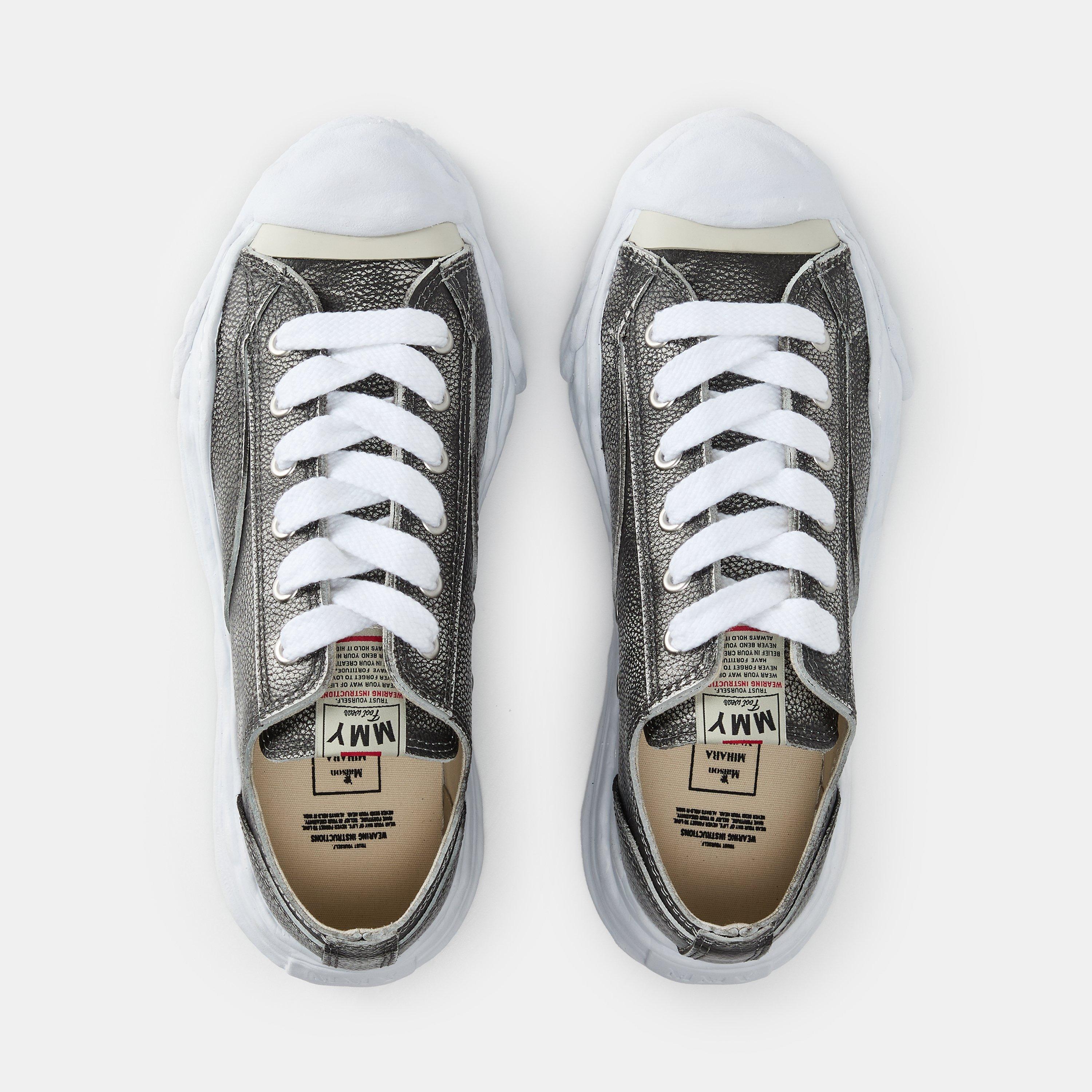 Black - Mihara Yasuhiro - Men's Hank Leather Low-Top Trainers - 5