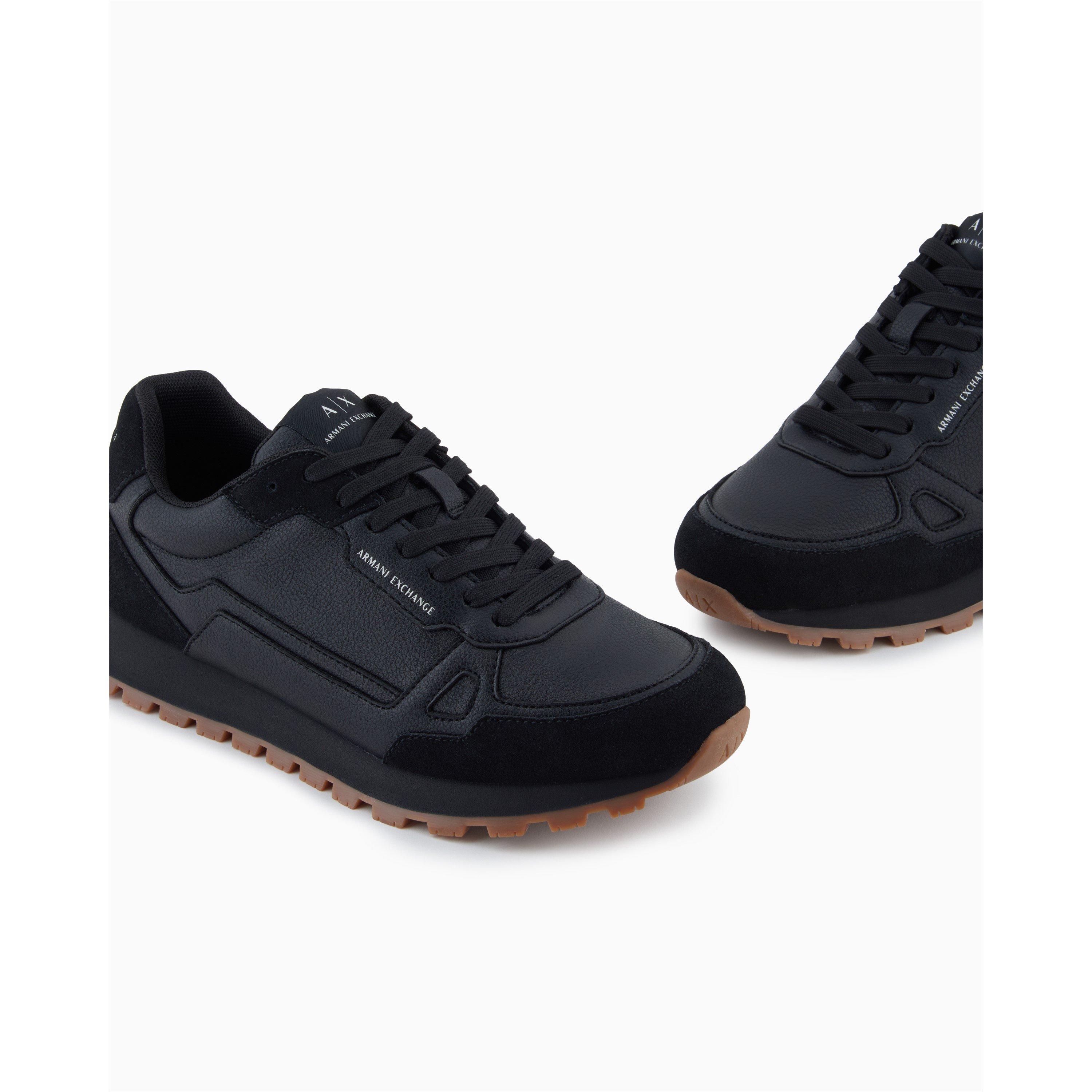 Schwarz - Armani Exchange - Men's Runners - 4