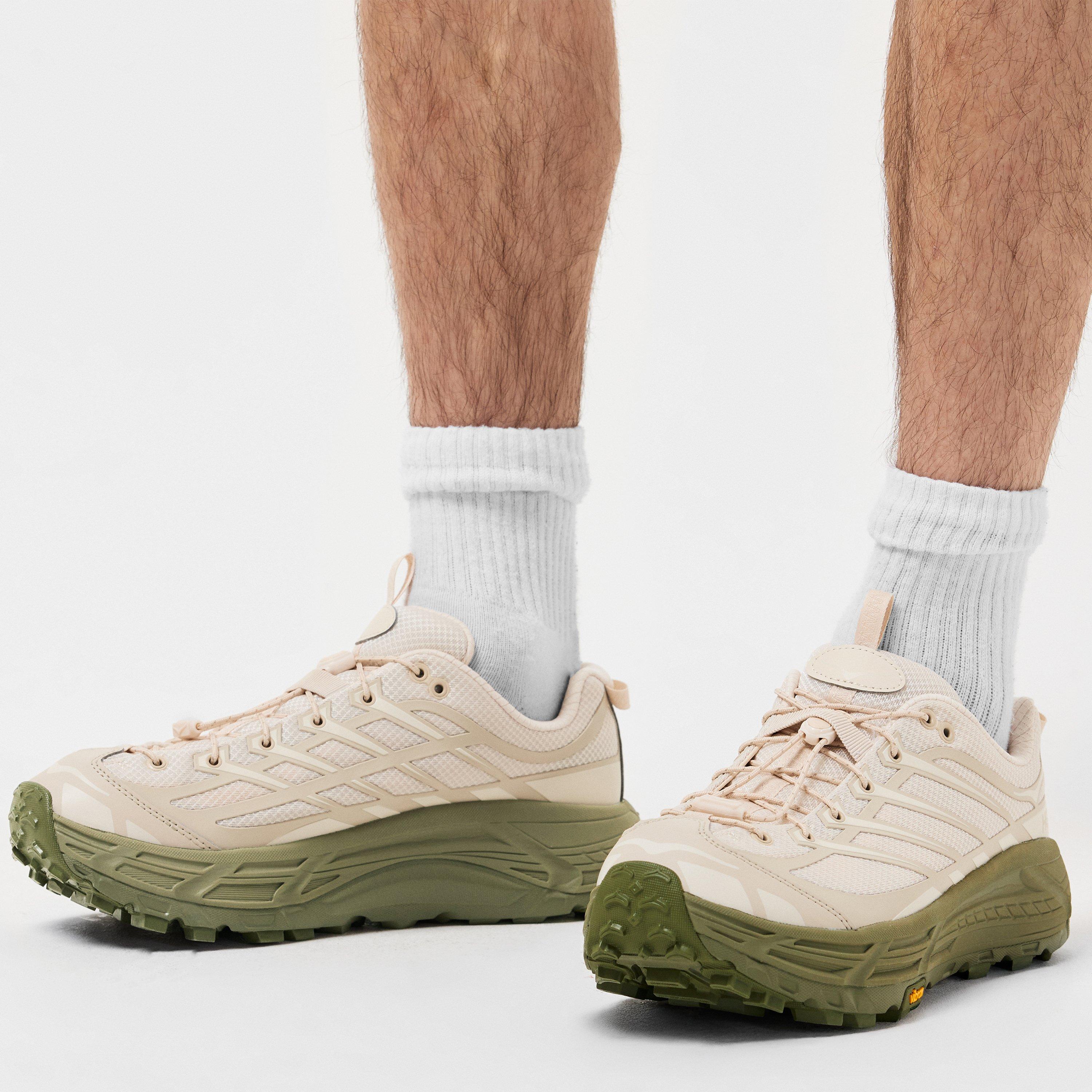 Oat Milk - Hoka - Men's Mafate Three Low-Top Trainers - 3