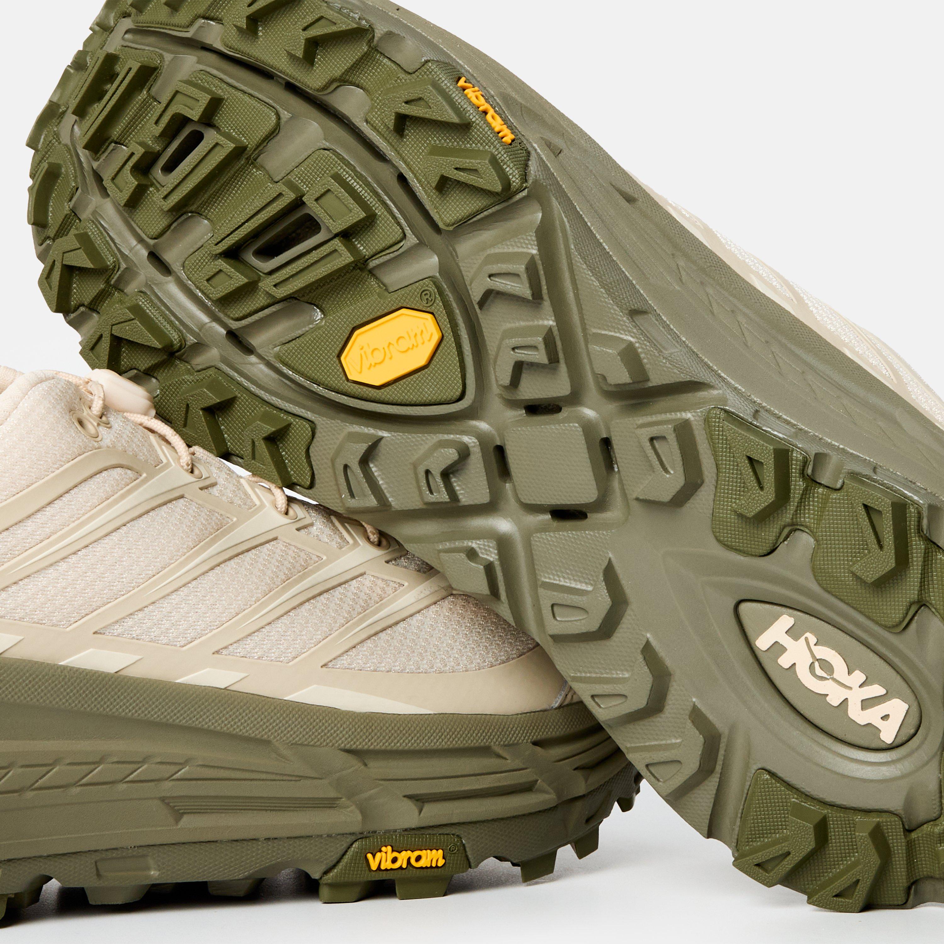 Oat Milk - Hoka - Men's Mafate Three Low-Top Trainers - 4