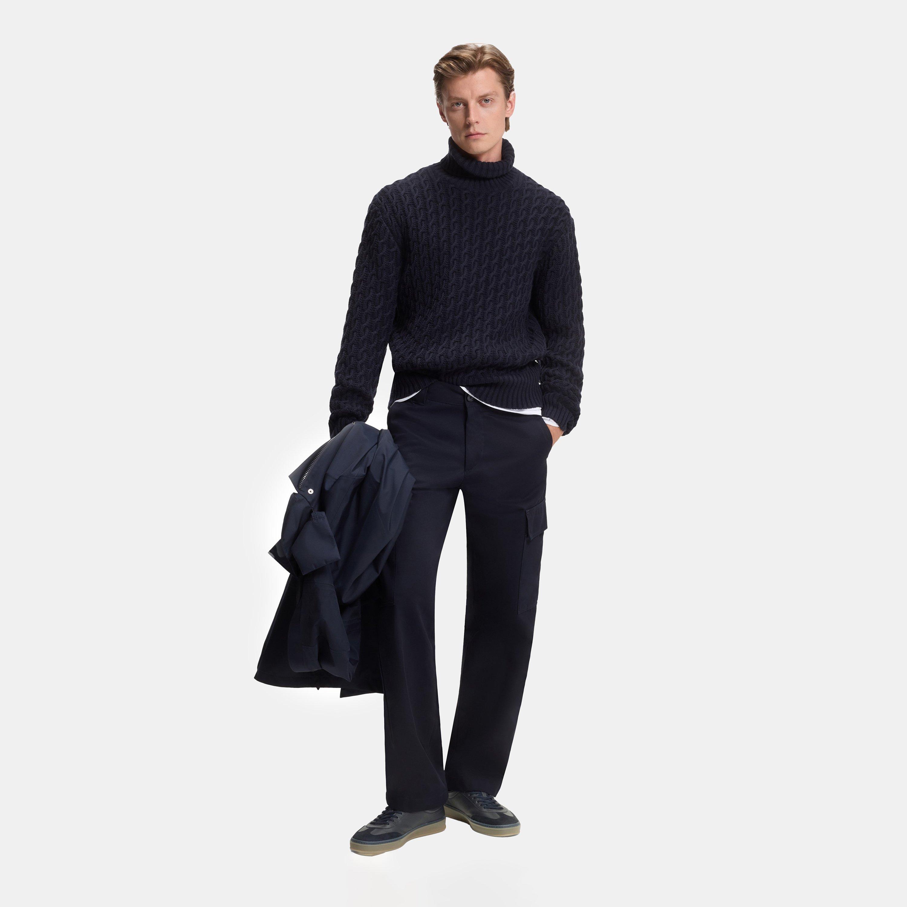 Blue 401 - Boss - Men's HBB Zarek Suede Double Breasted Design Trainers - 7