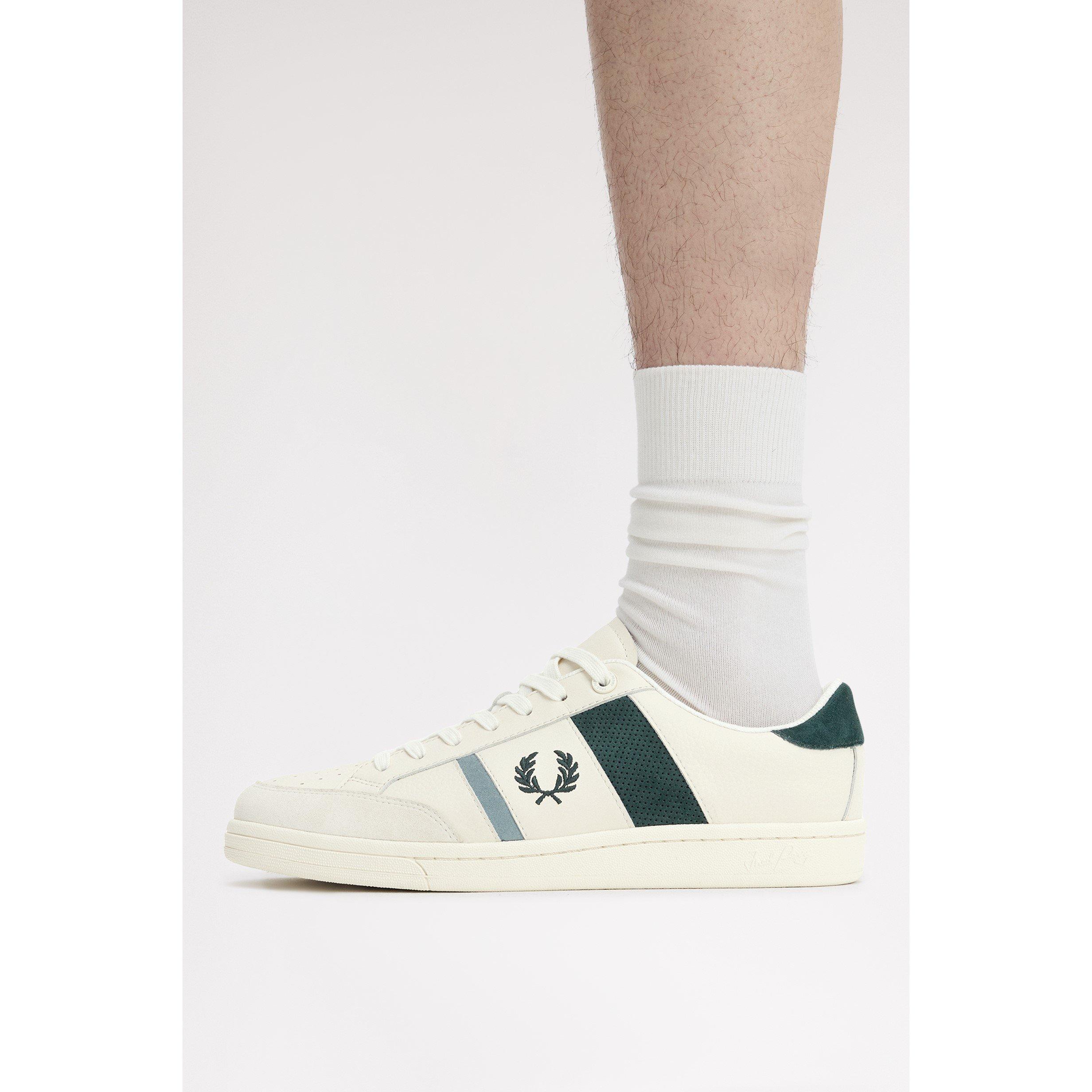 Ecru/Grass Rts - Fred Perry - Men's Low-Top Trainers - 3