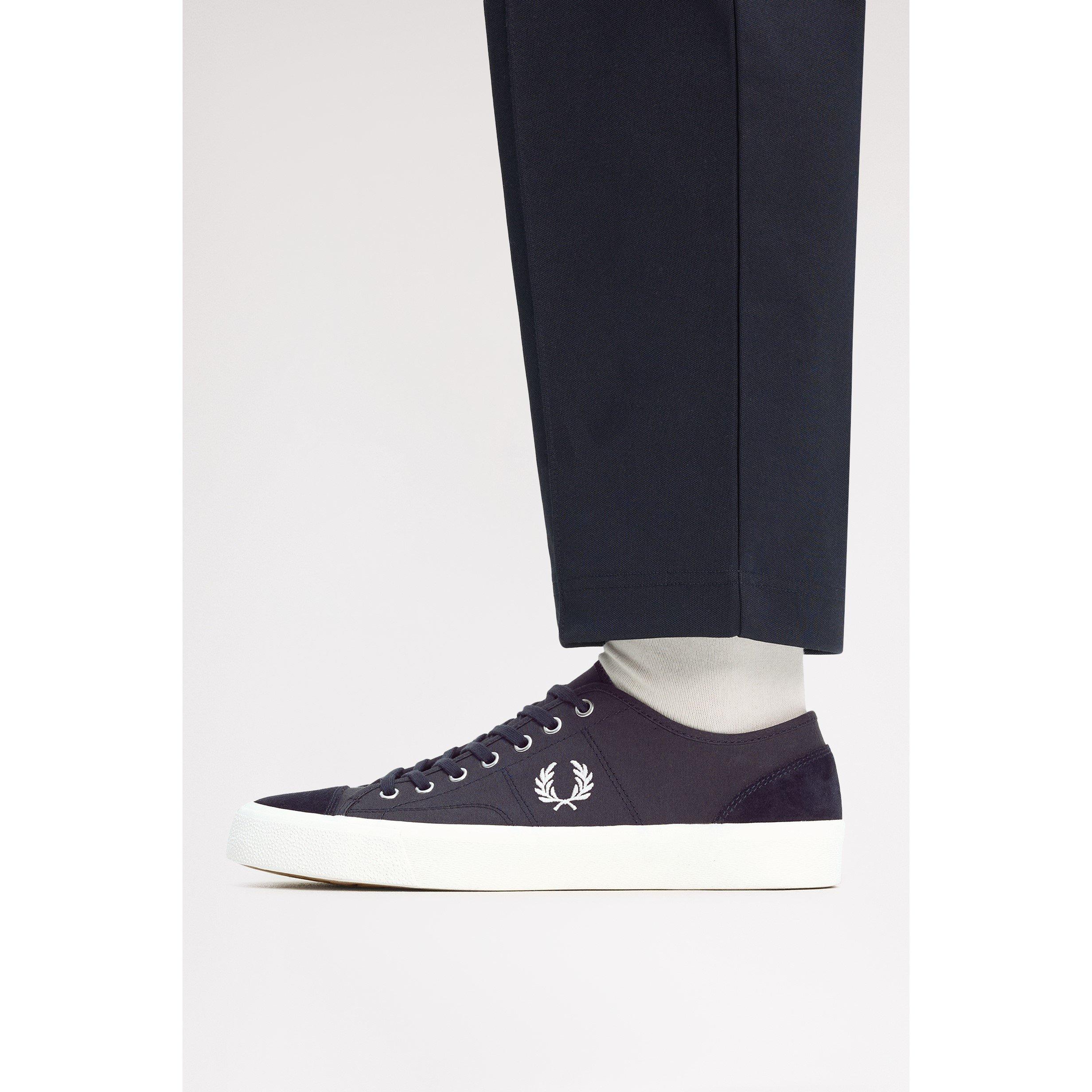 Navy/Ecru - Fred Perry - Men's Low-Top Trainers - 3