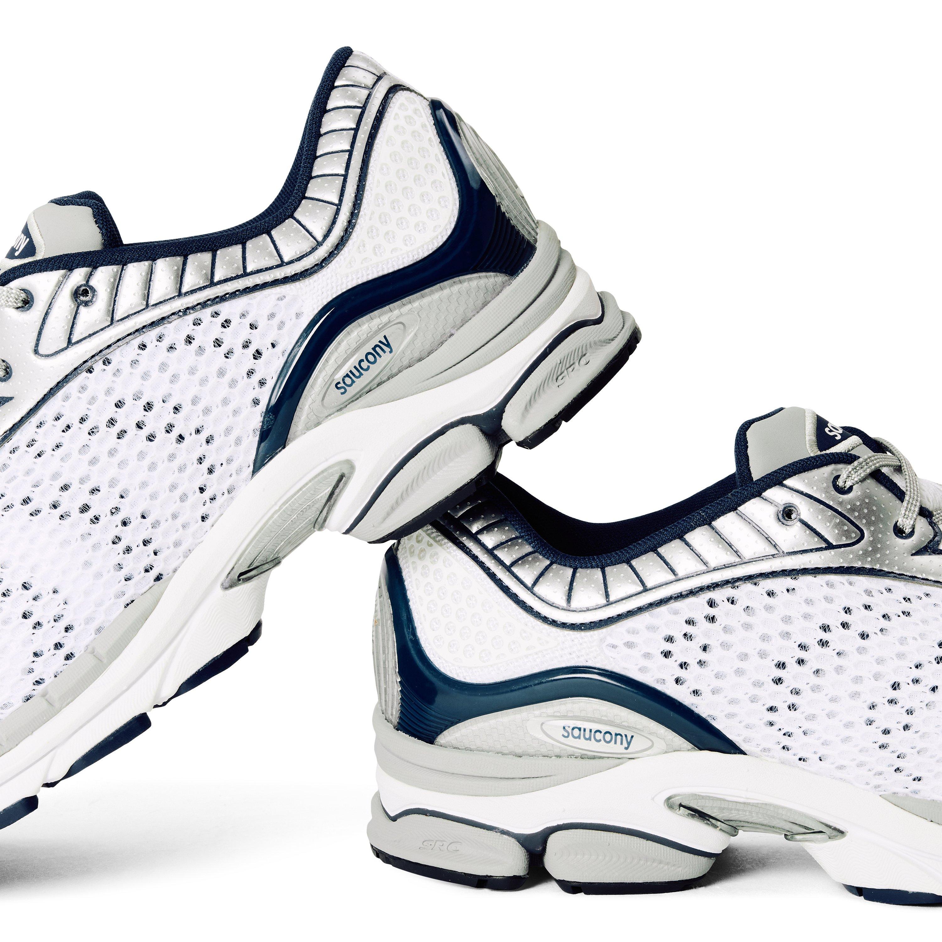 Silver/Navy - Saucony - Men's Trainers - 3