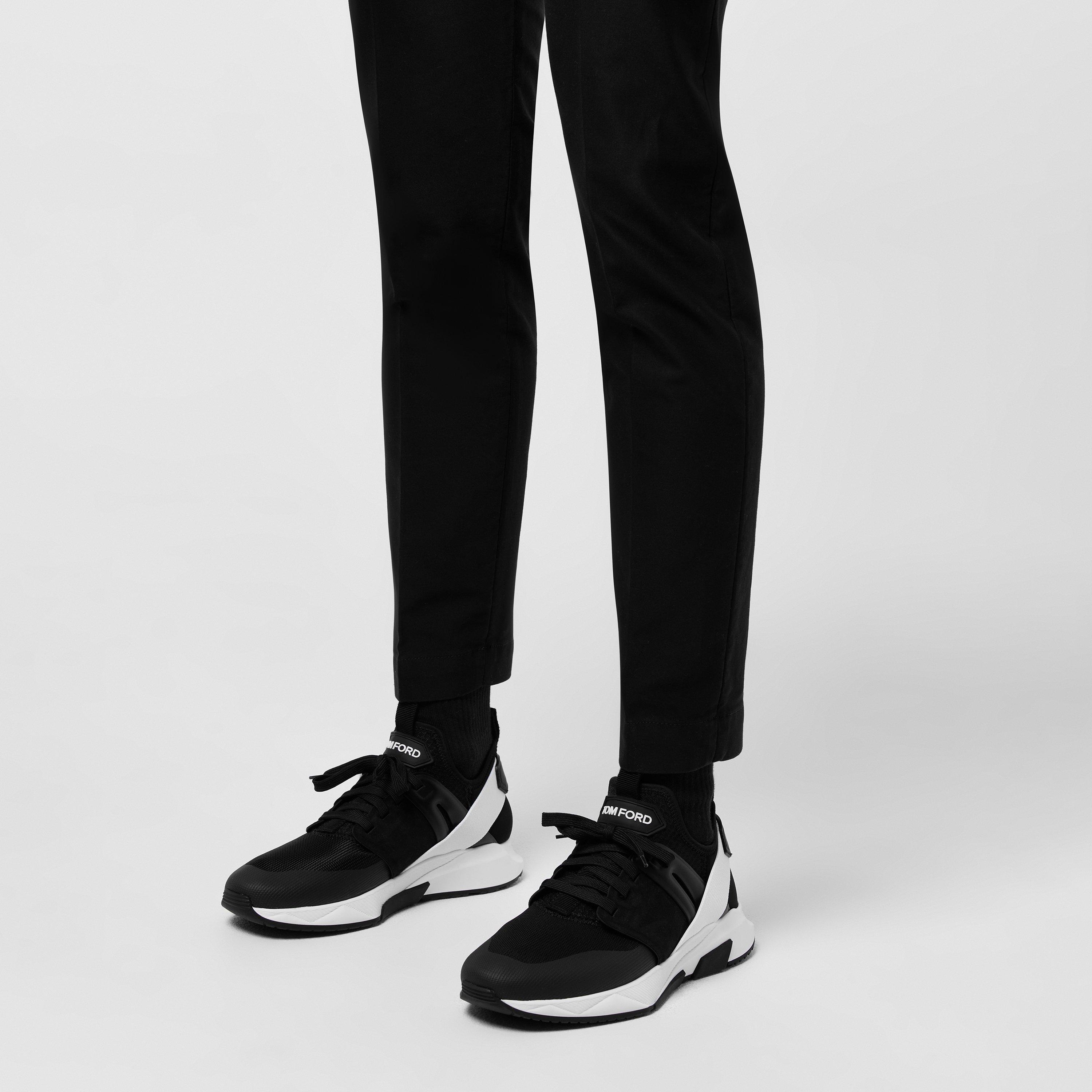 Black/White - Tom Ford - Men's Chunky Trainers, Chunky Style - 2