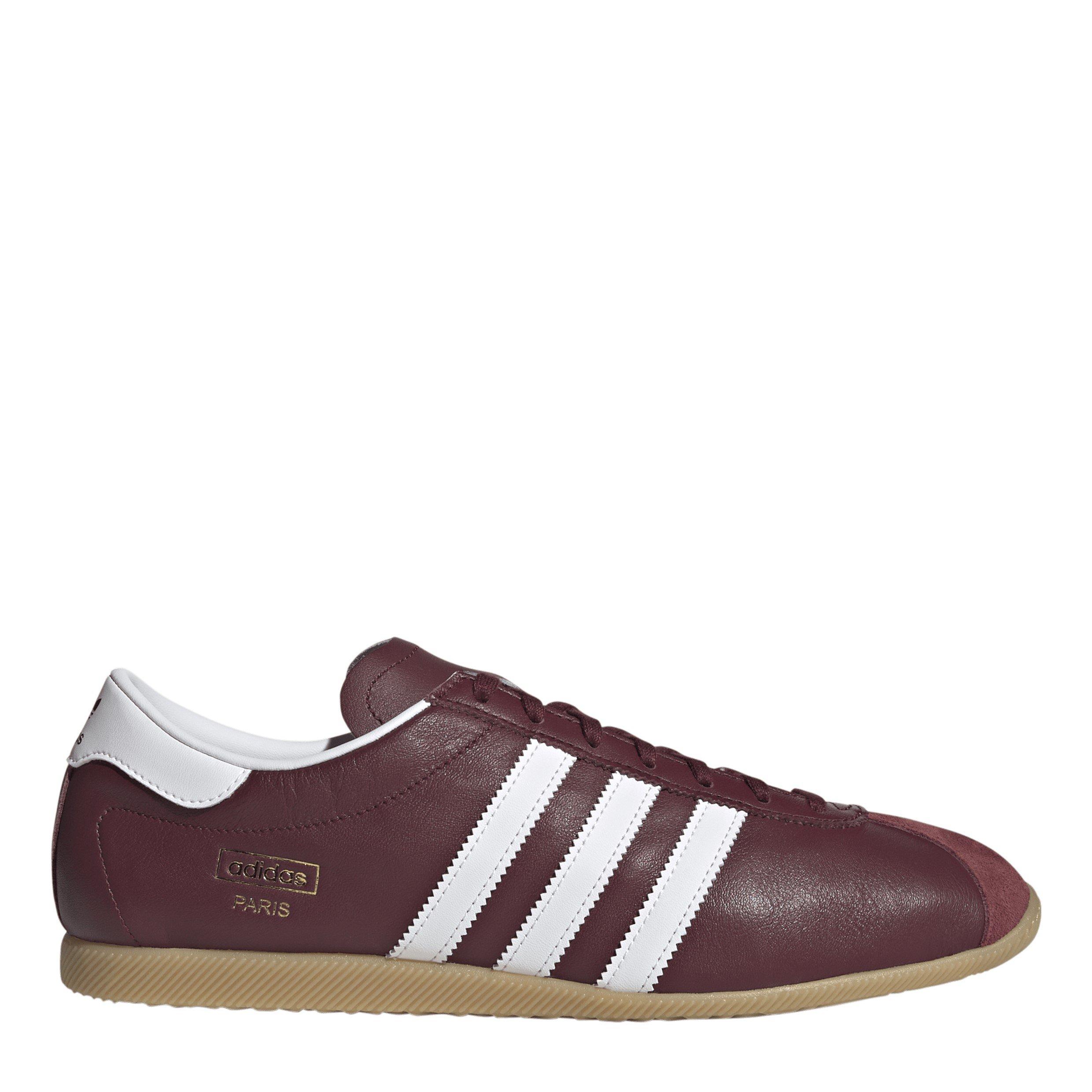 Shadow Red - adidas Originals - Men's Paris Low-Top Trainers - 1