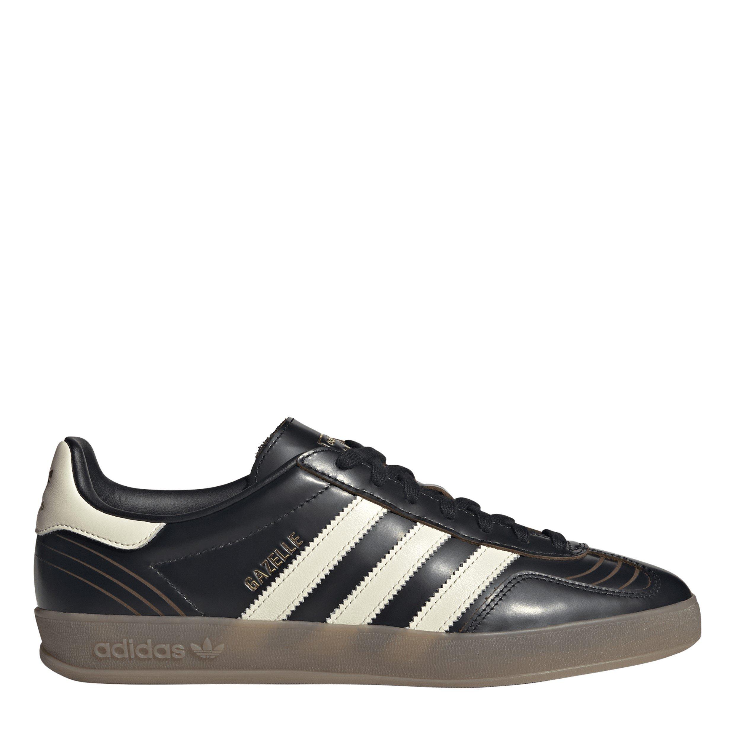 Black/Cream - adidas Originals - Men's Gazelle Indoor Low-Top Trainers - 1