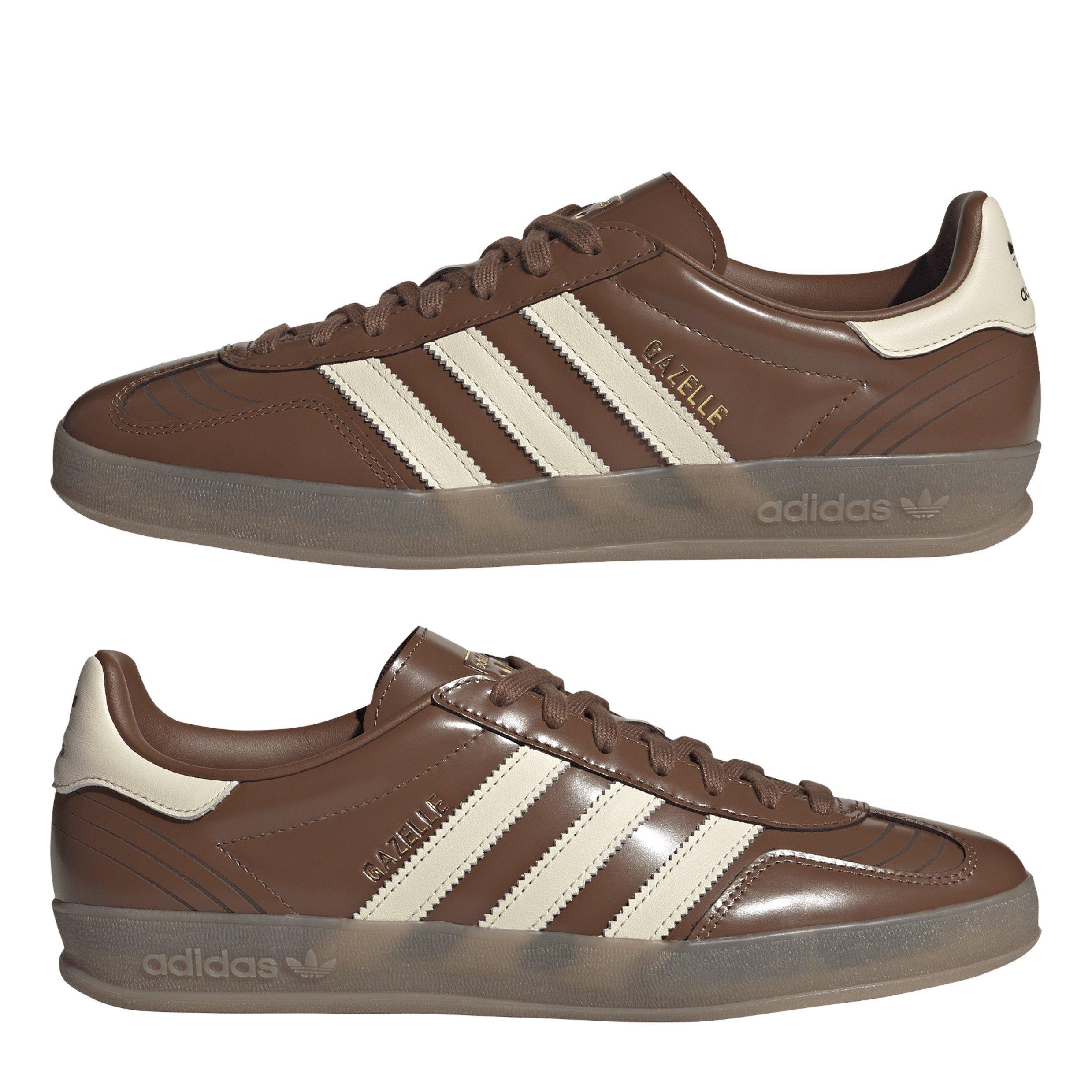 Preloved Brown - adidas Originals - Men's Gazelle Indoor Low-Top Trainers - 9