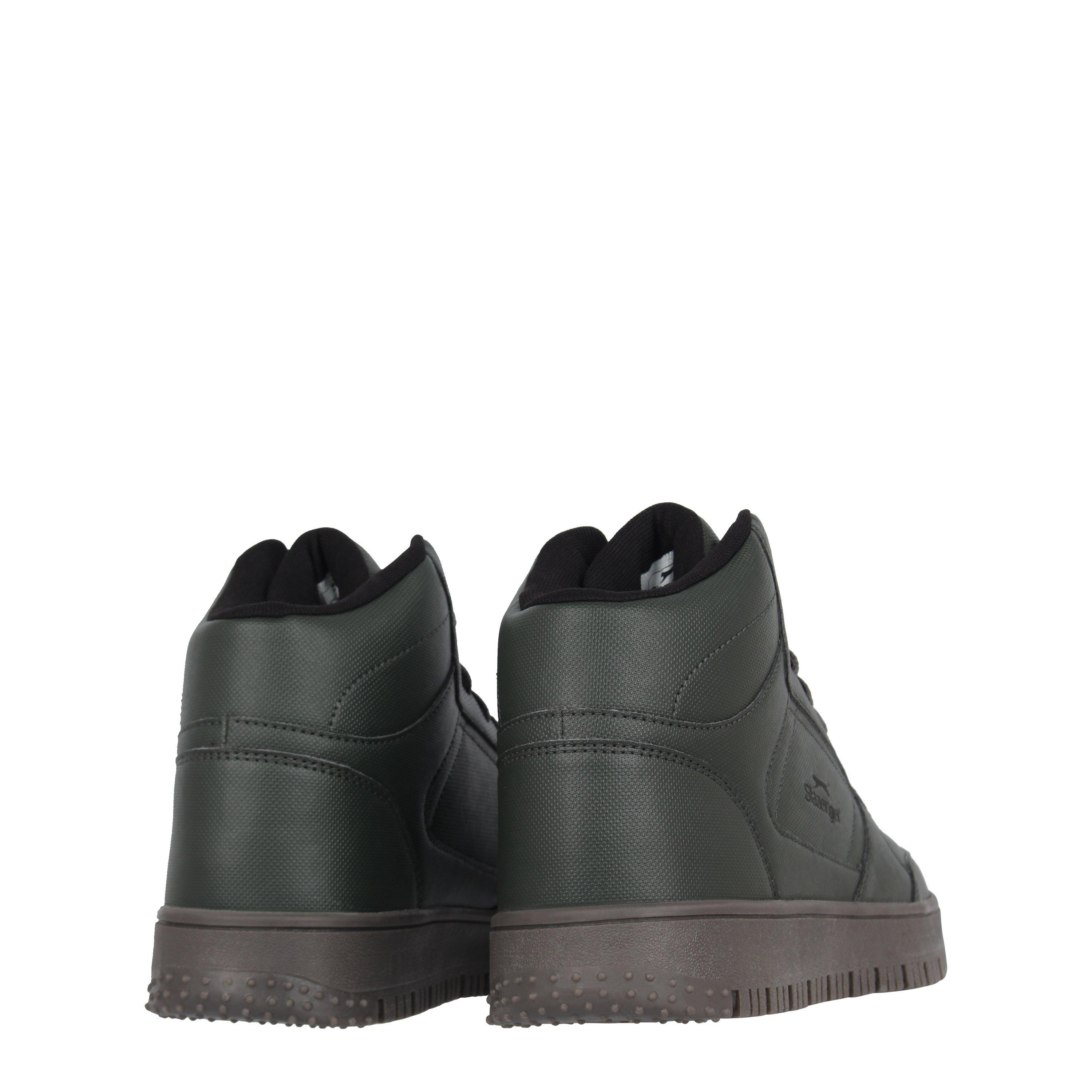 Kaki/Bruin - Slazenger - Tower Wint HI Trainers Mens - 4