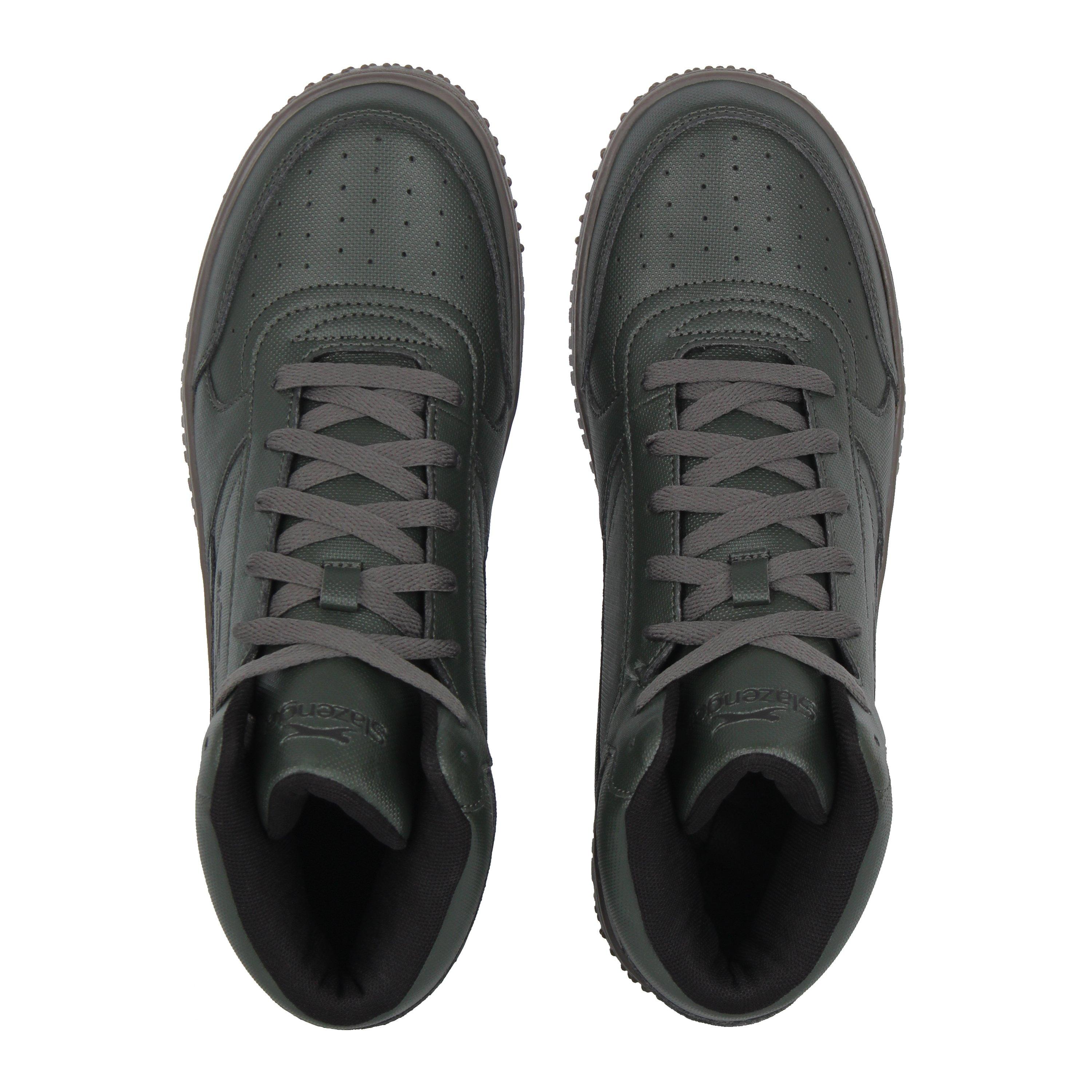 Kaki/Bruin - Slazenger - Tower Wint HI Trainers Mens - 5