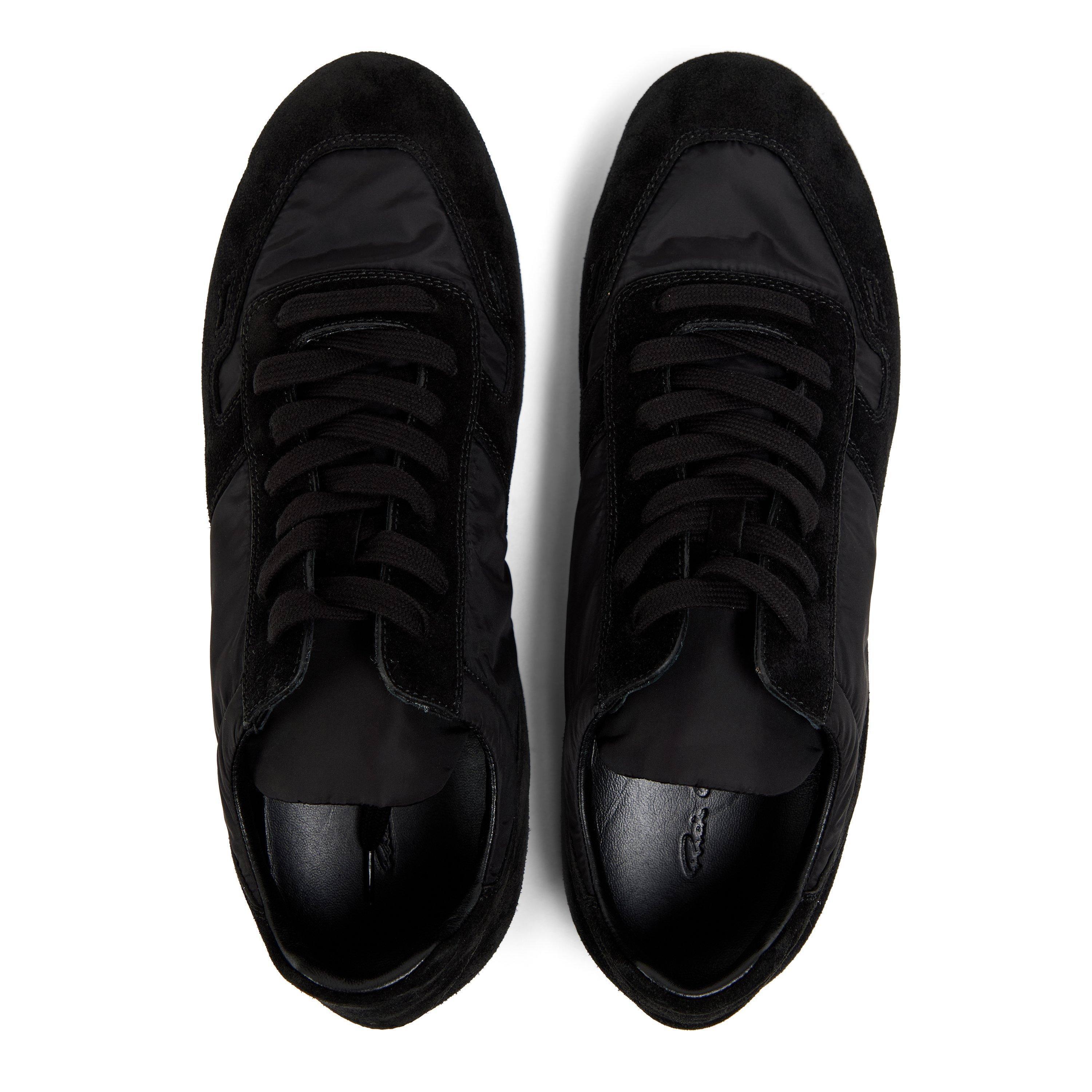 Black - Rick Owens - Men's Minimal Snake Low-Top Trainers - 4