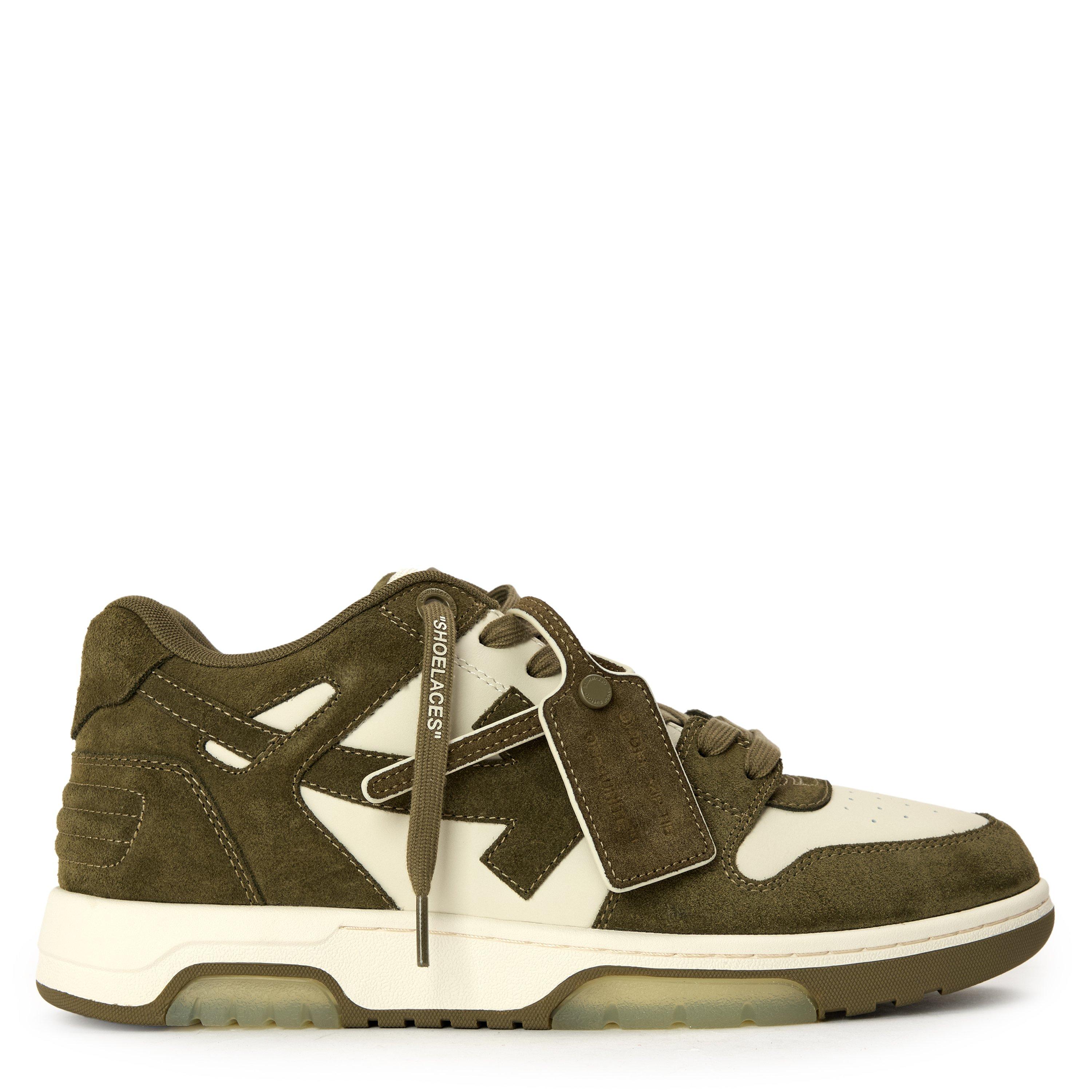 Off Men's Out Office Low-Top Trainers - White/Khaki - 8.5 (42.5)