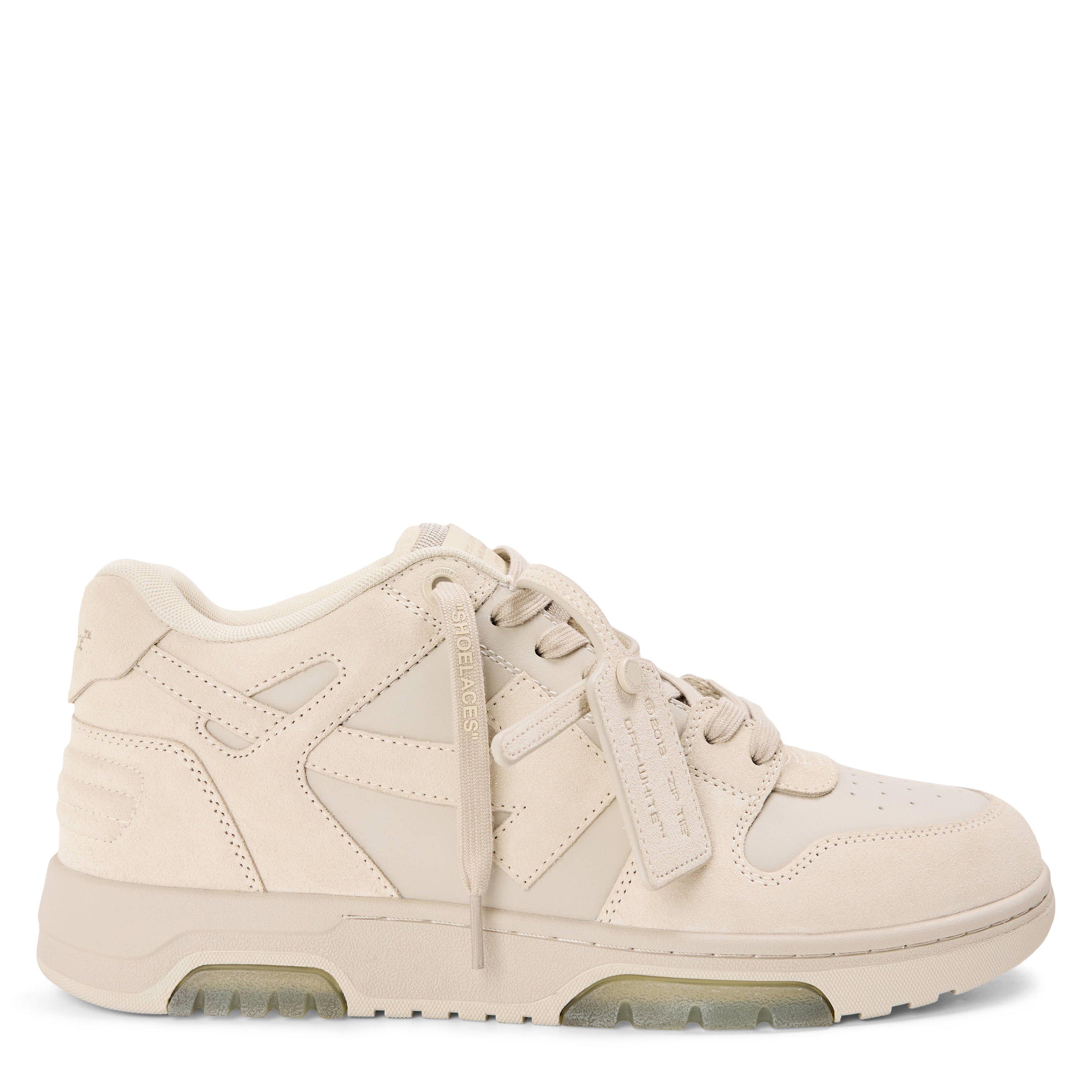 Ecru/Ivory - Off White - Men's Out Office Low-Top Trainers - 1