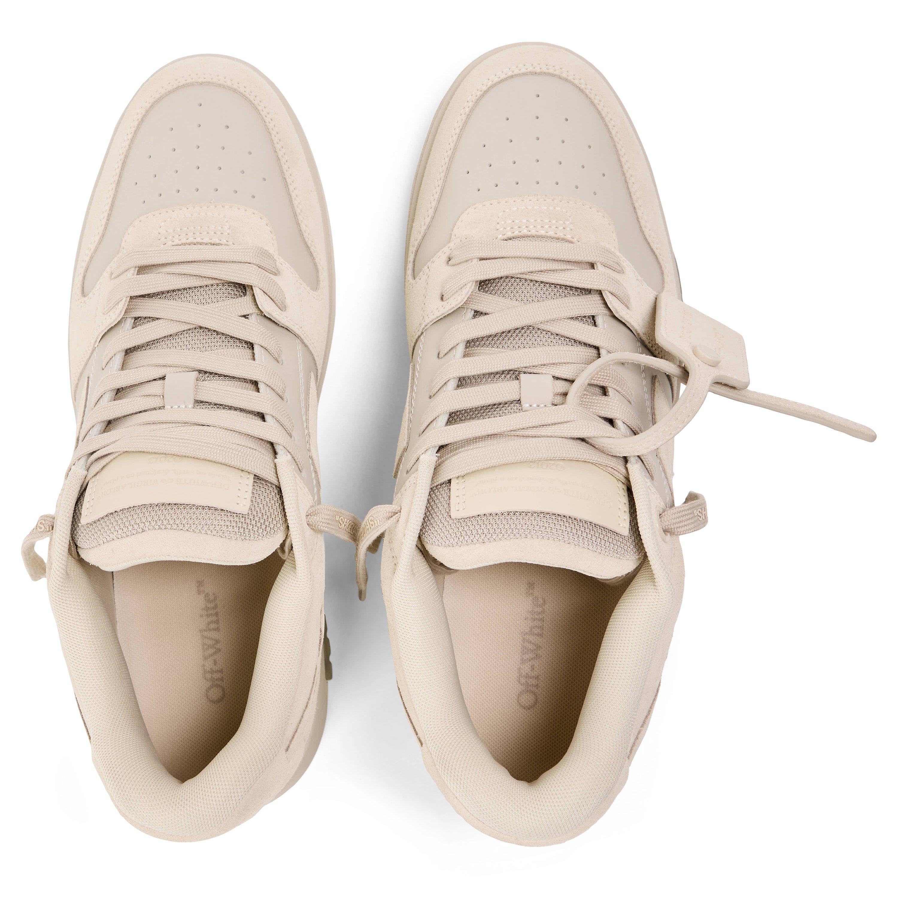 Ecru/Ivory - Off White - Men's Out Office Low-Top Trainers - 4