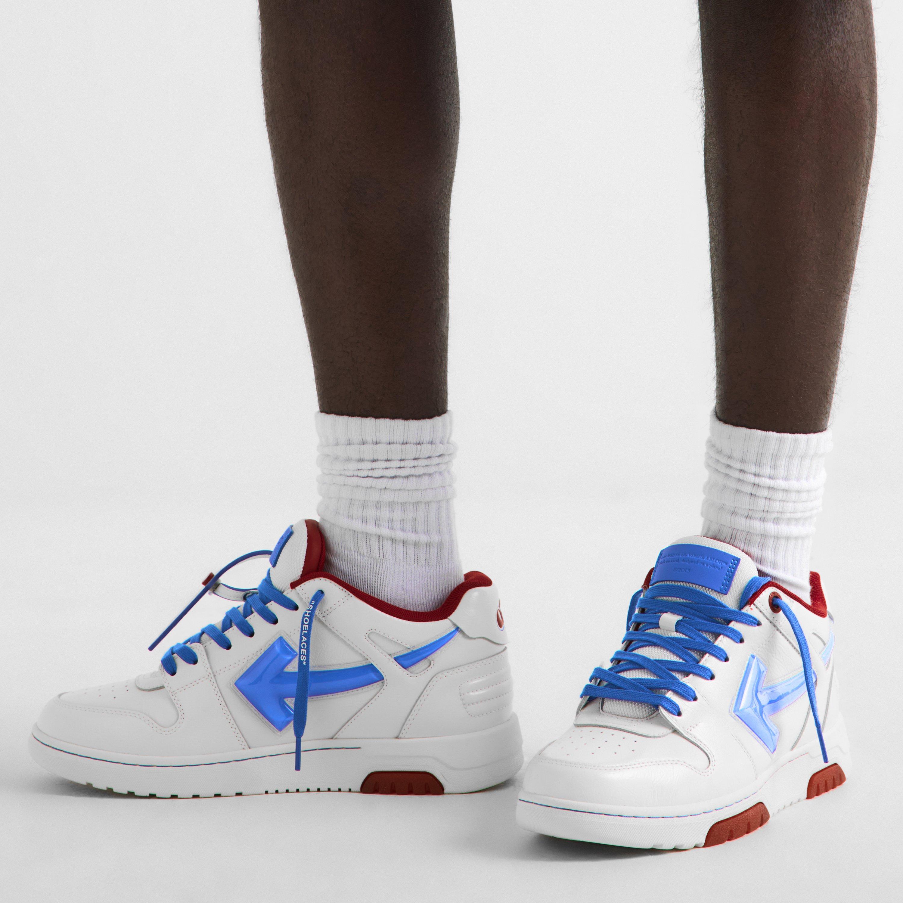 White/Cobal - Off White - Men's Low-Top Trainers - 3