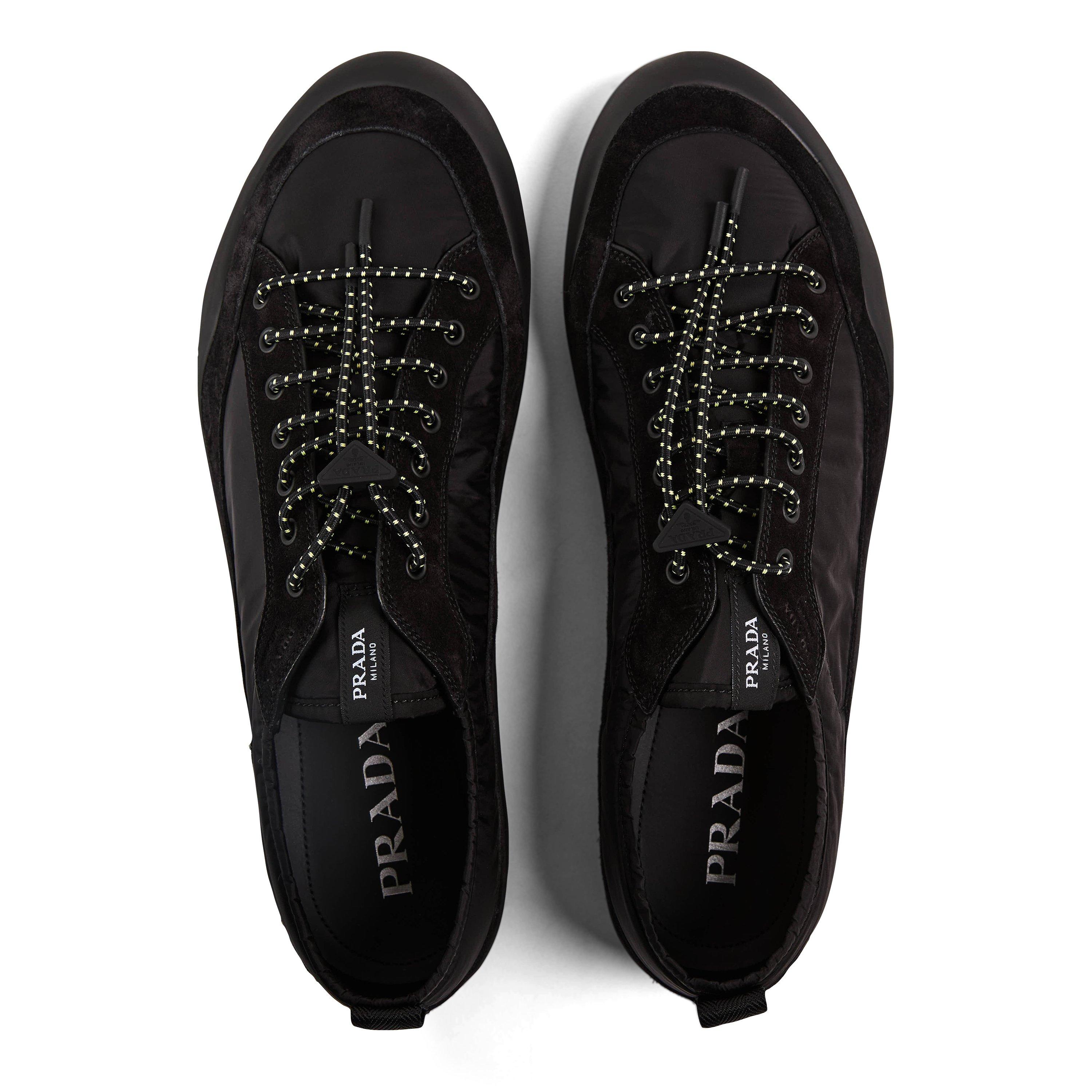 Black - Prada - Men's Low-Top Trainers - 4