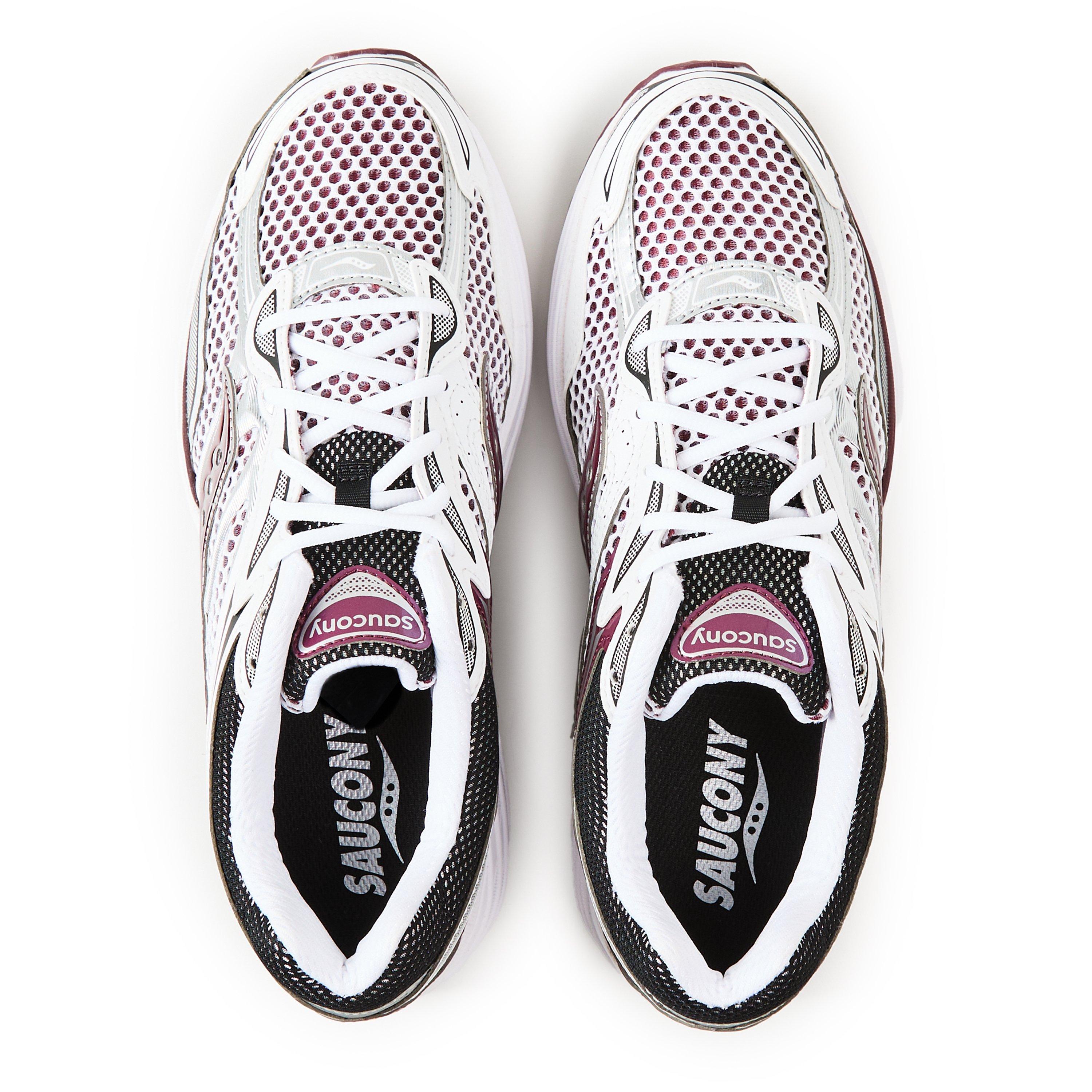 White/maroon - Saucony - Progrid Omni 9 - 4