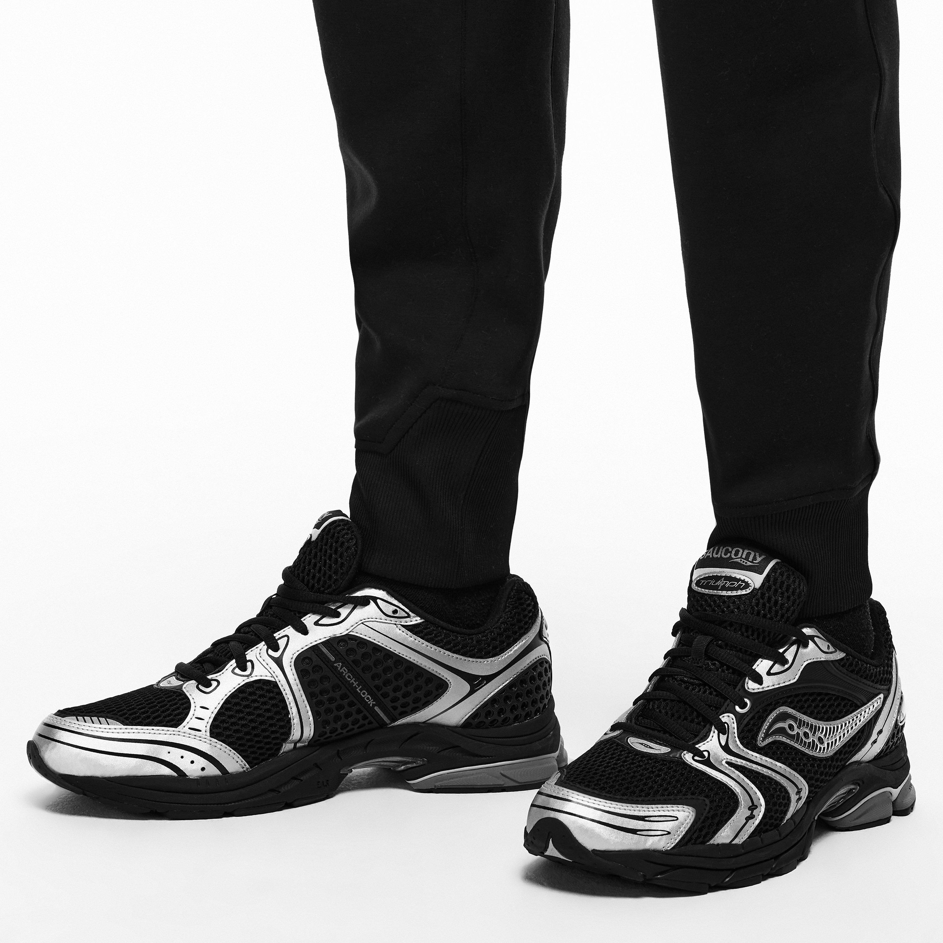 Black/Silver - Saucony - Saucony Prgrd Trmph4 Sn62 - 3