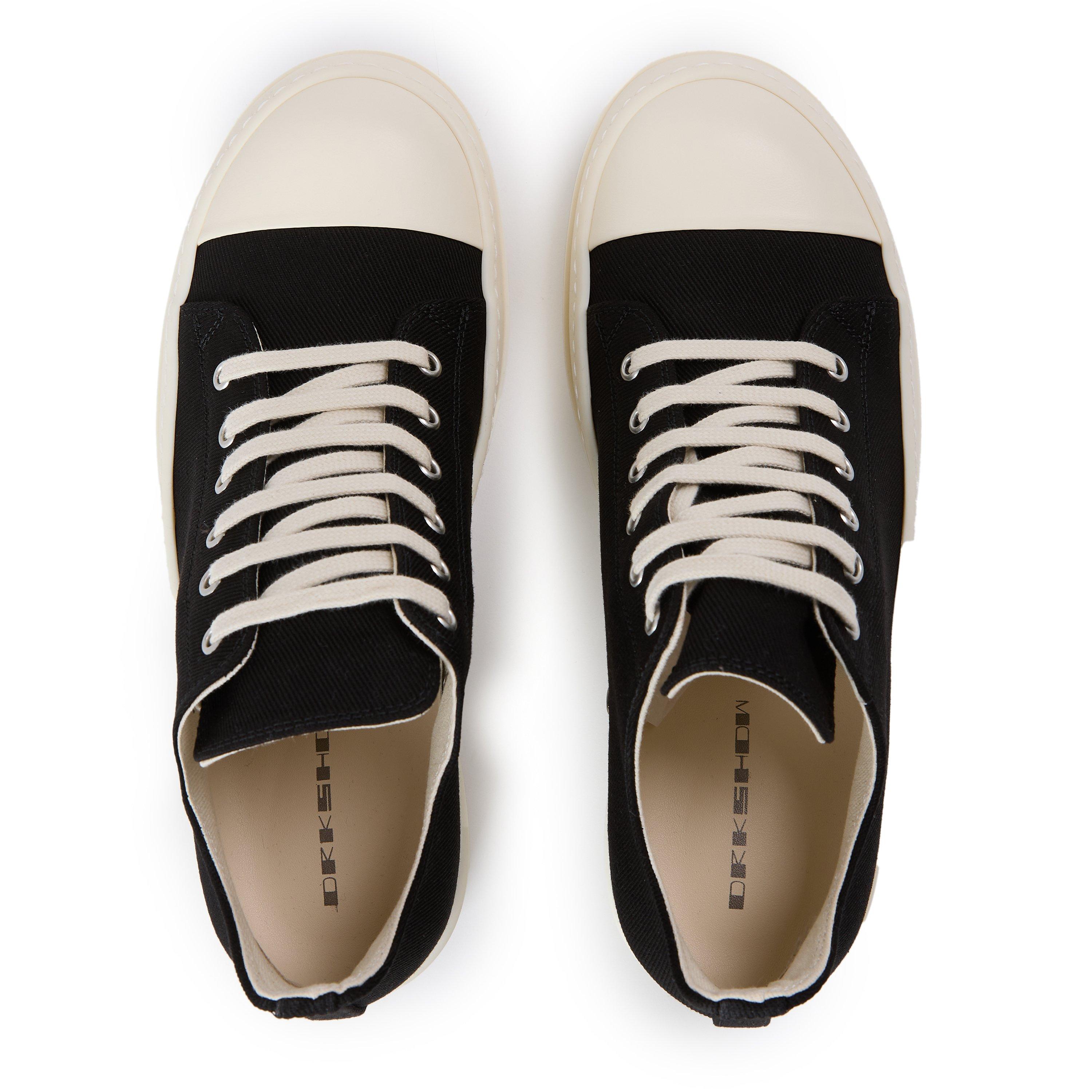 Black/Milk - Rick Owens Drkshdw - Rick DS Low Sneaks Sn63 - 4