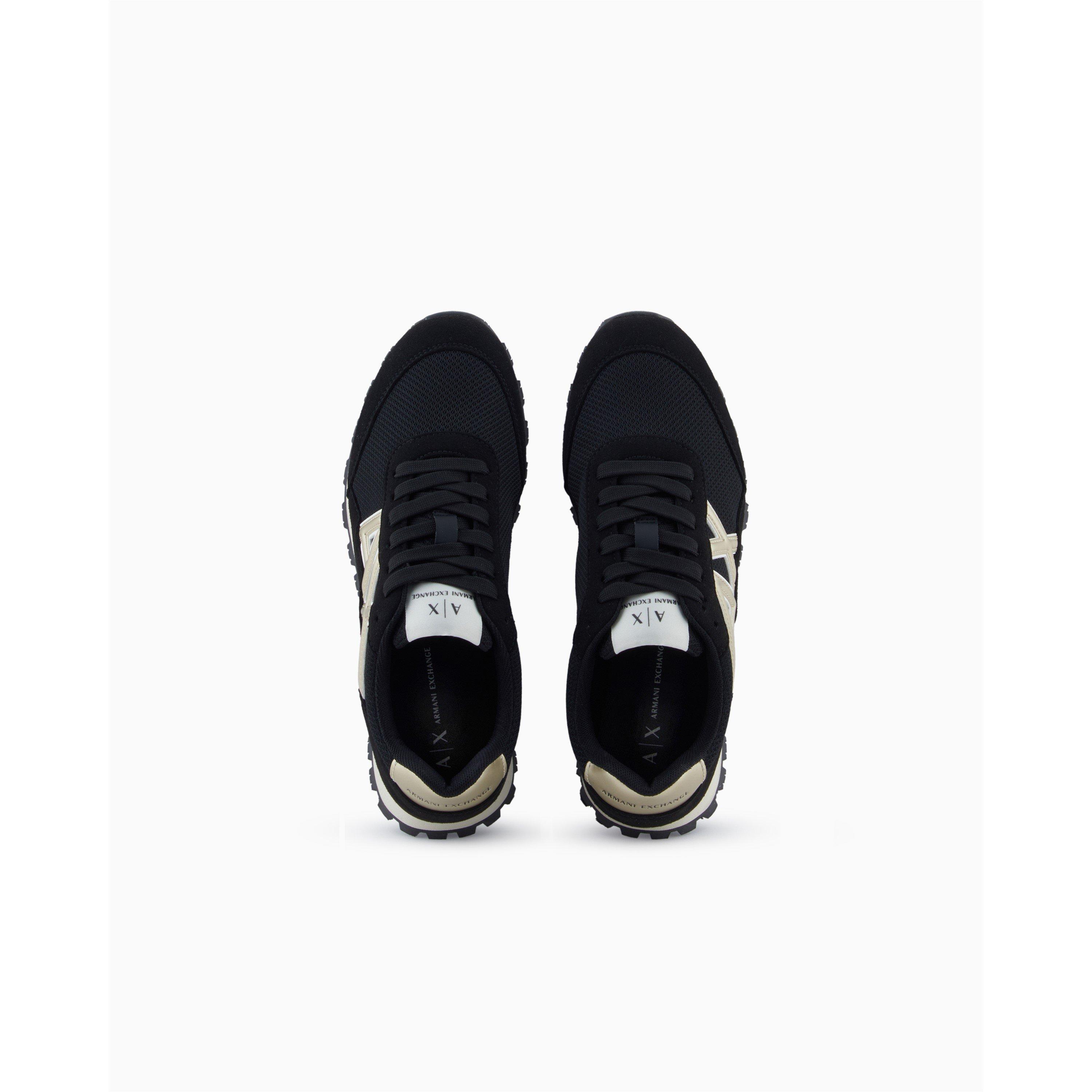 Black/Gold - Armani Exchange - Men's Runners - 2
