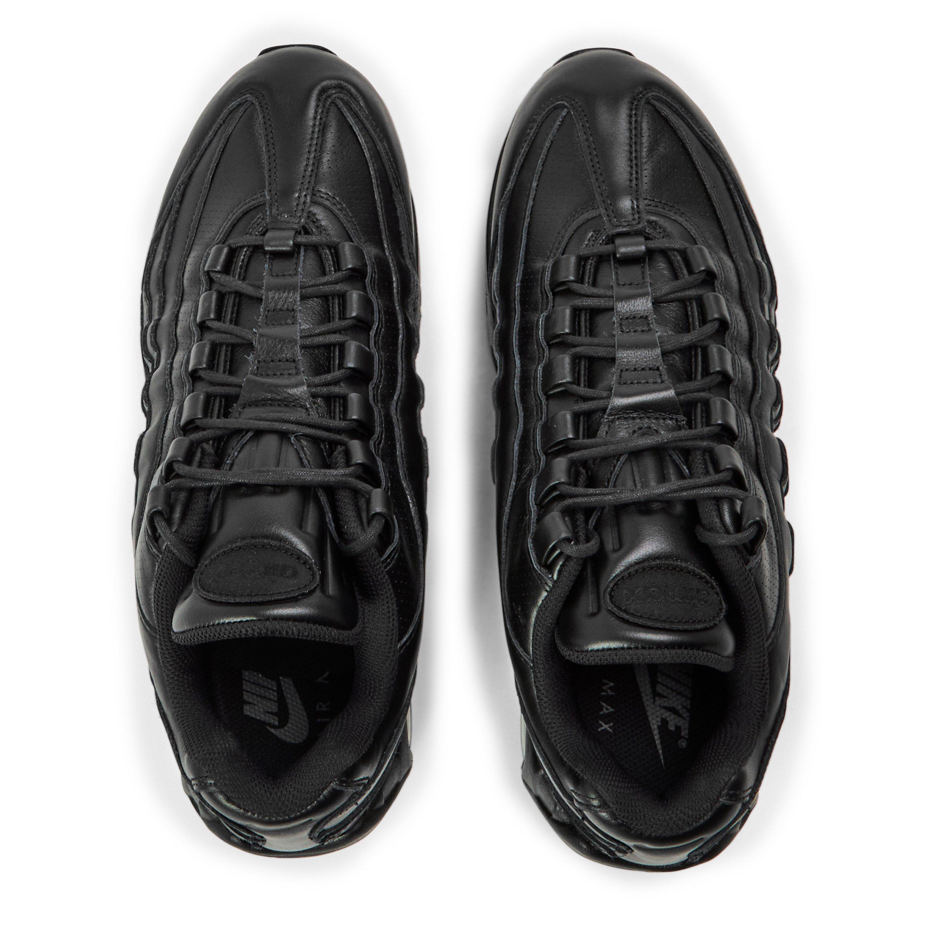 Black - Nike - Nike Air Max 95 Leather Big Bubble - 5