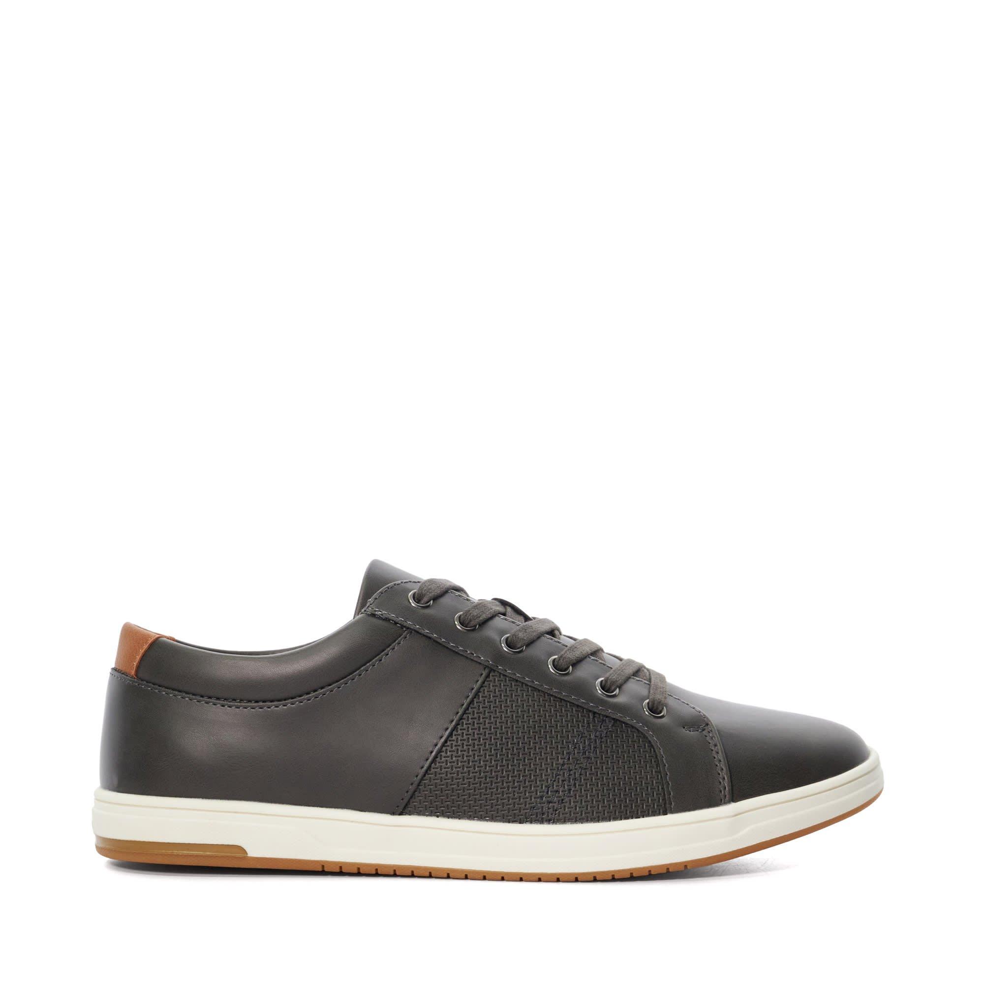 Dune London Men's Trez Low-Top Trainers - Grey Synthetic - 6 (40)