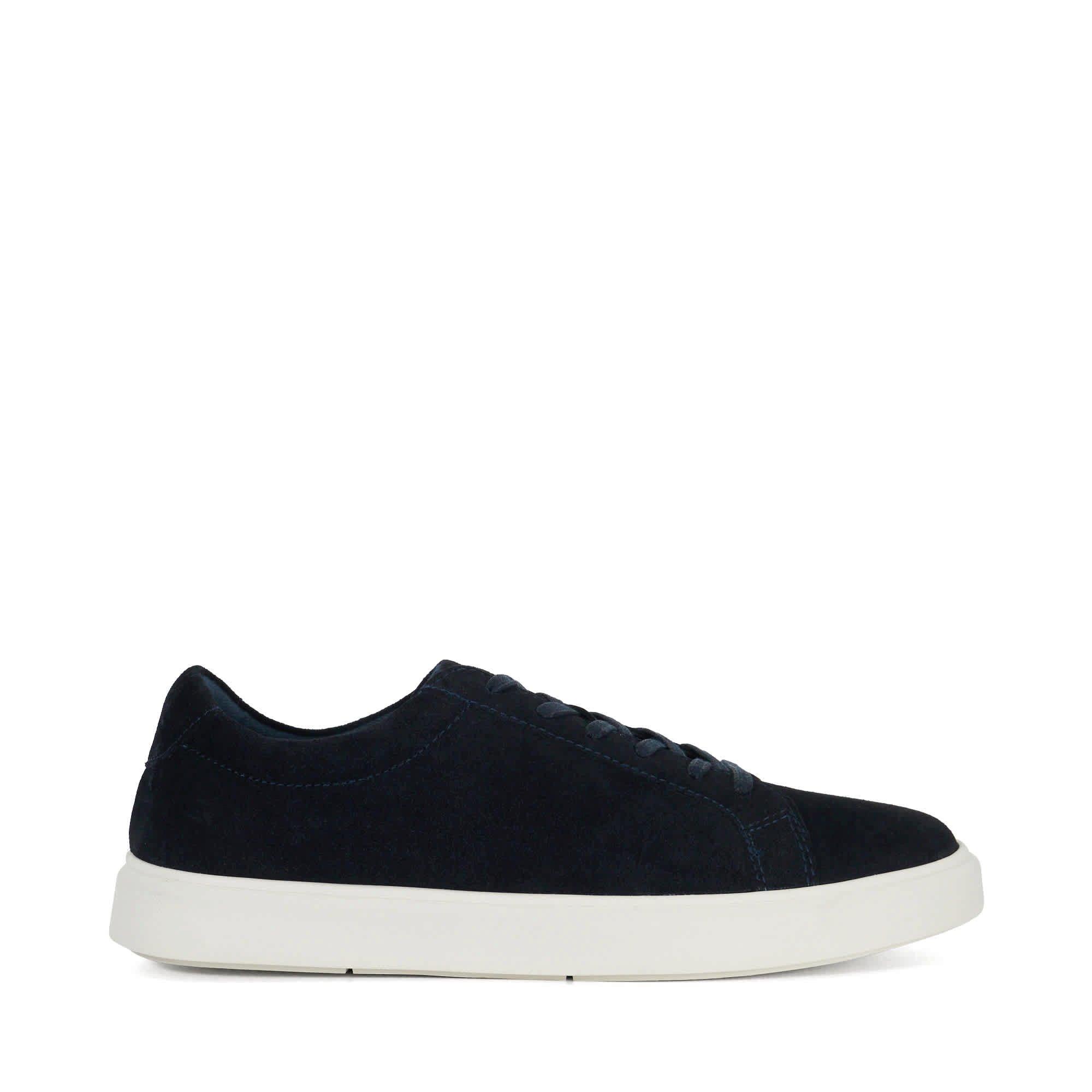 Dune London Men's Tais Low-Top Trainers - Navy Suede - 6 (40)
