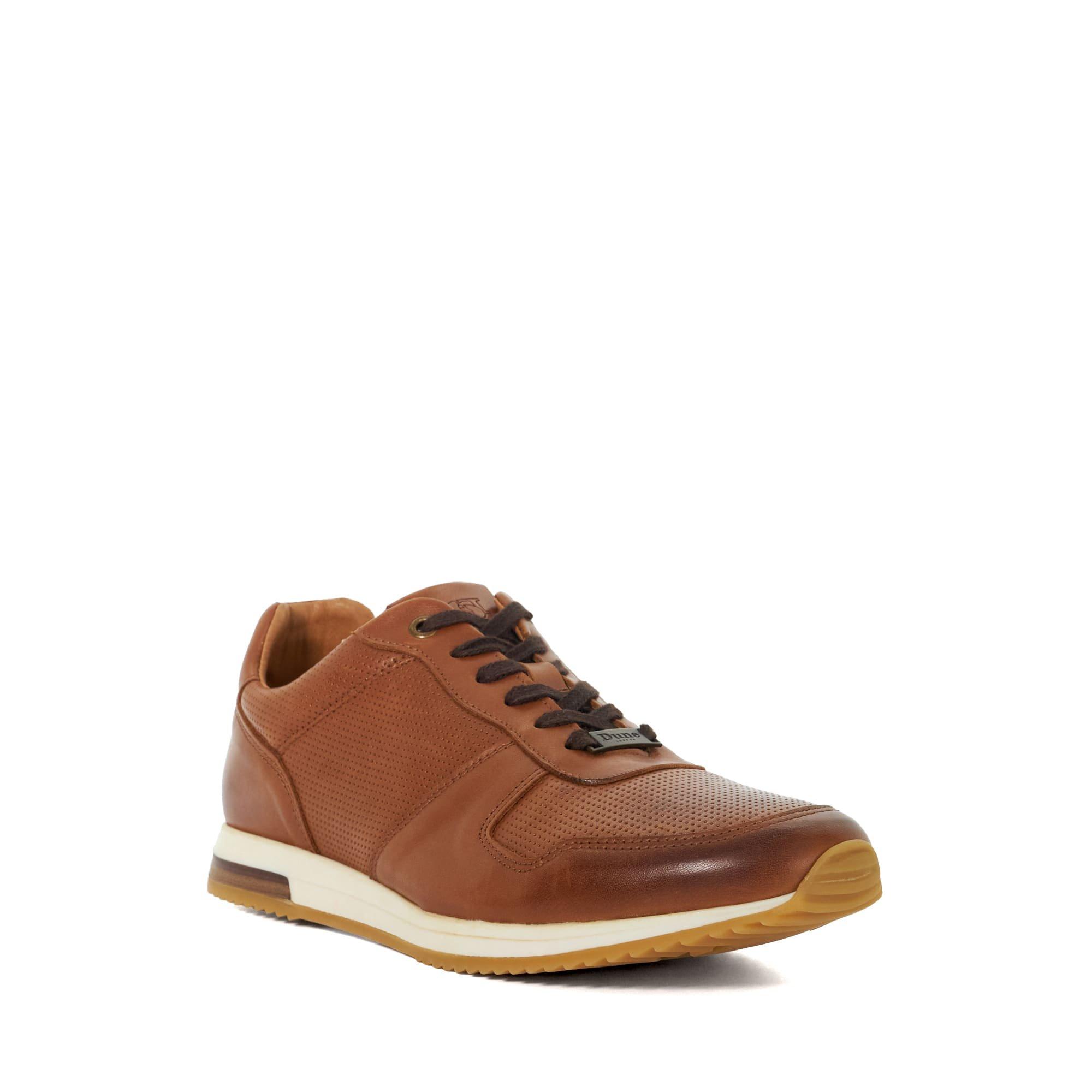Tan koža - Dune London - Men's Trilogy Runner Low-Top Trainers - 2