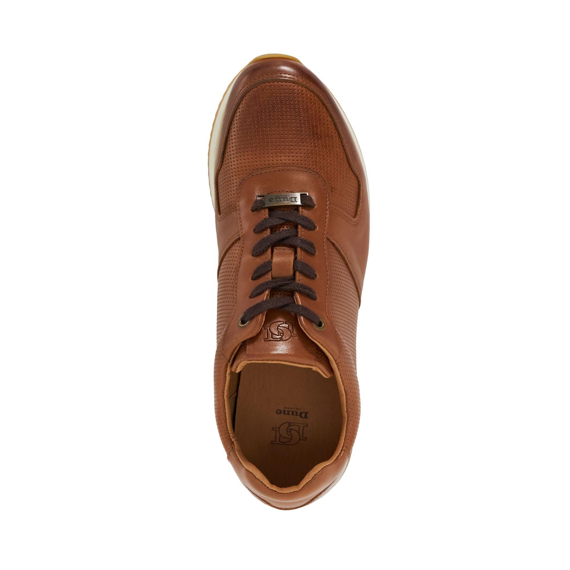 Tan koža - Dune London - Men's Trilogy Runner Low-Top Trainers - 4