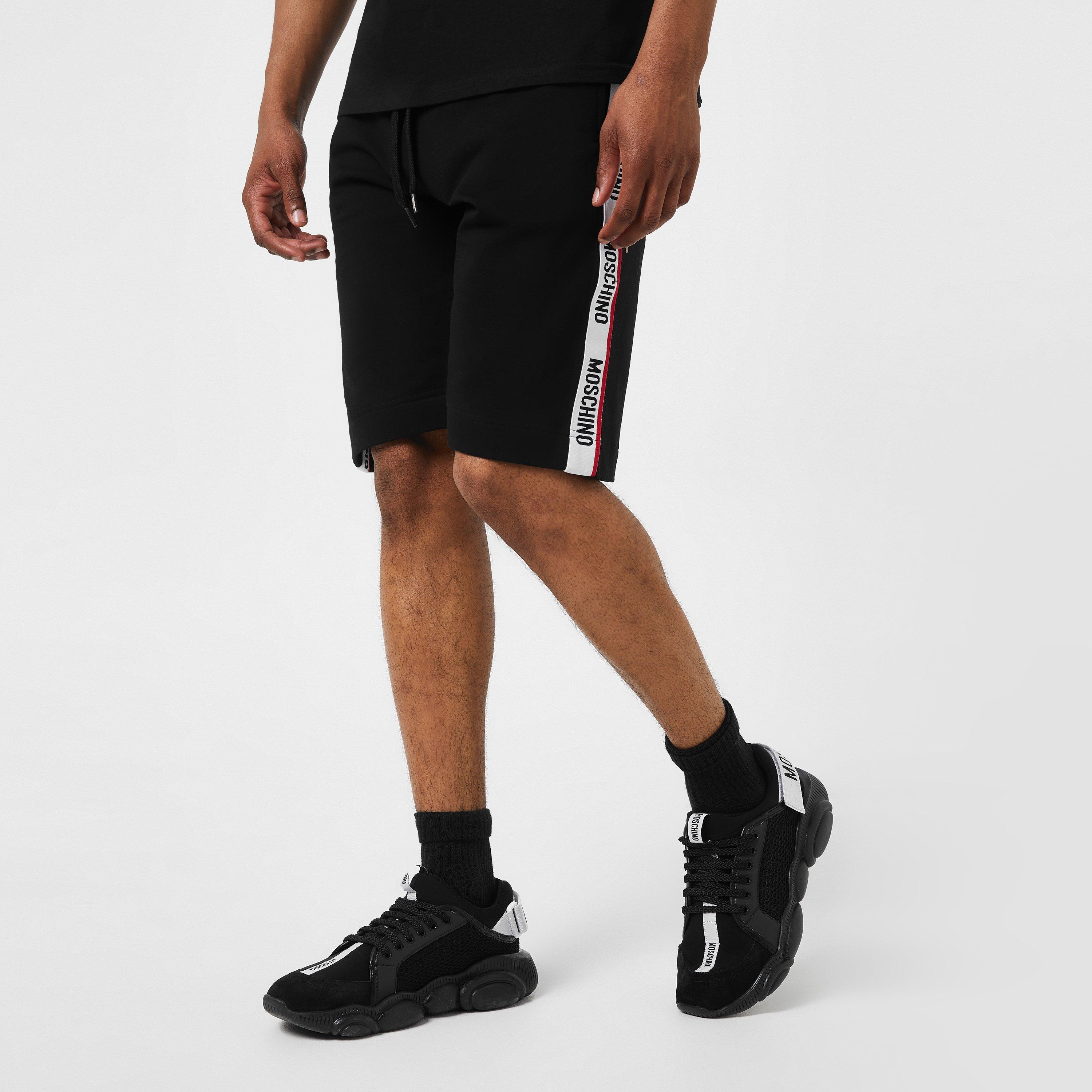 Black 00A - Moschino - Mesh Teddy Low Top Trainers - 2