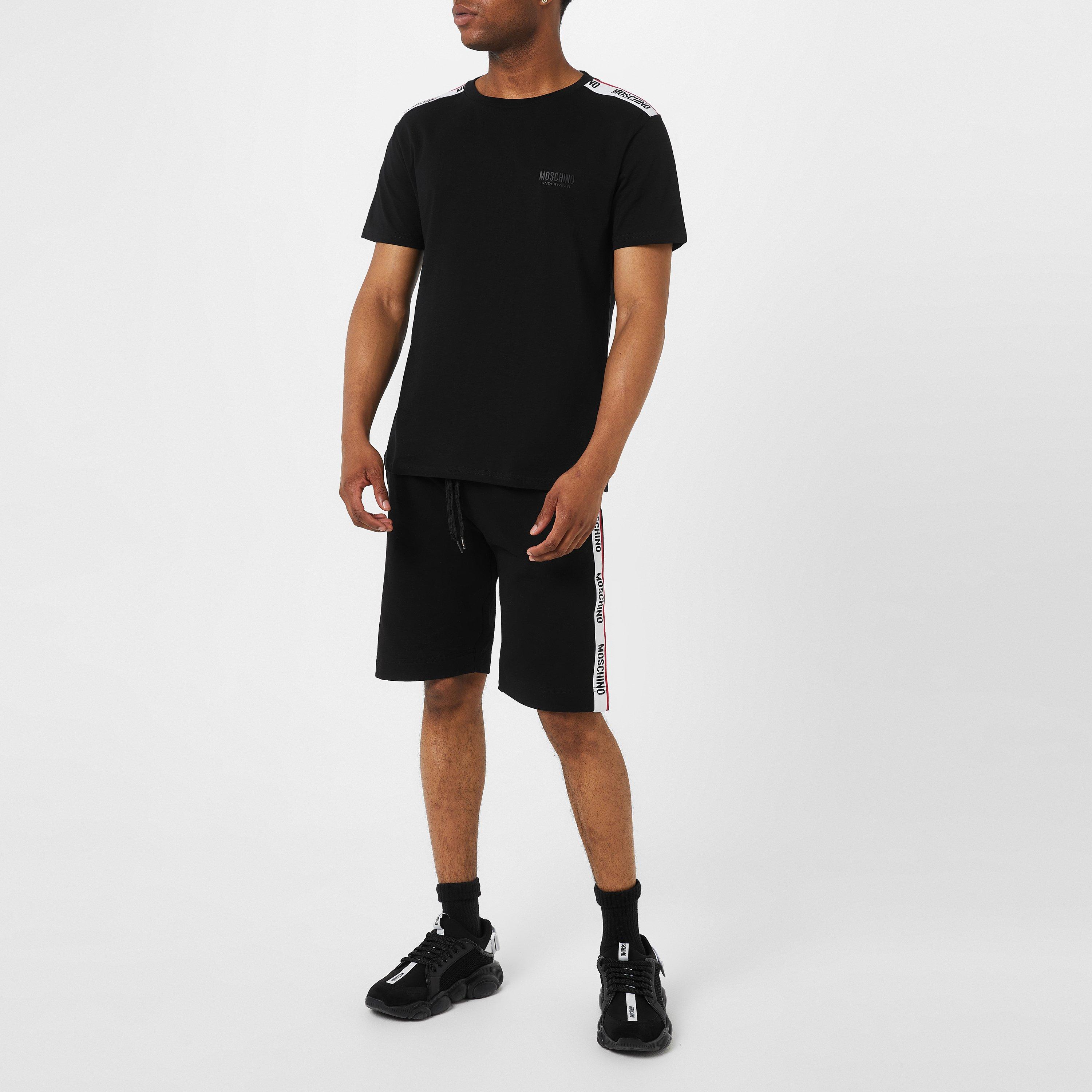 Black 00A - Moschino - Mesh Teddy Low Top Trainers - 6