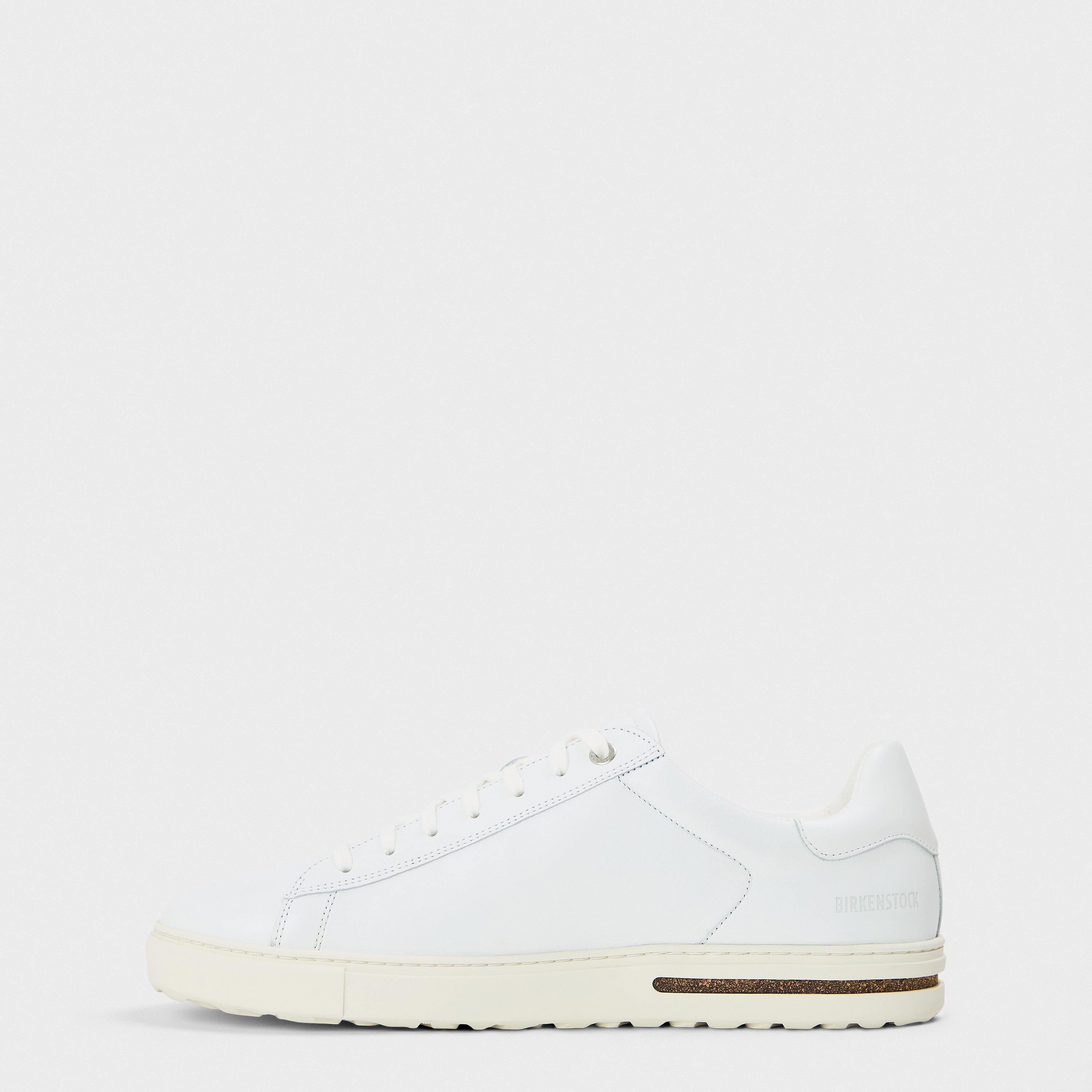  White - Birkenstock - Men's Leather Low-Top Trainers - 2