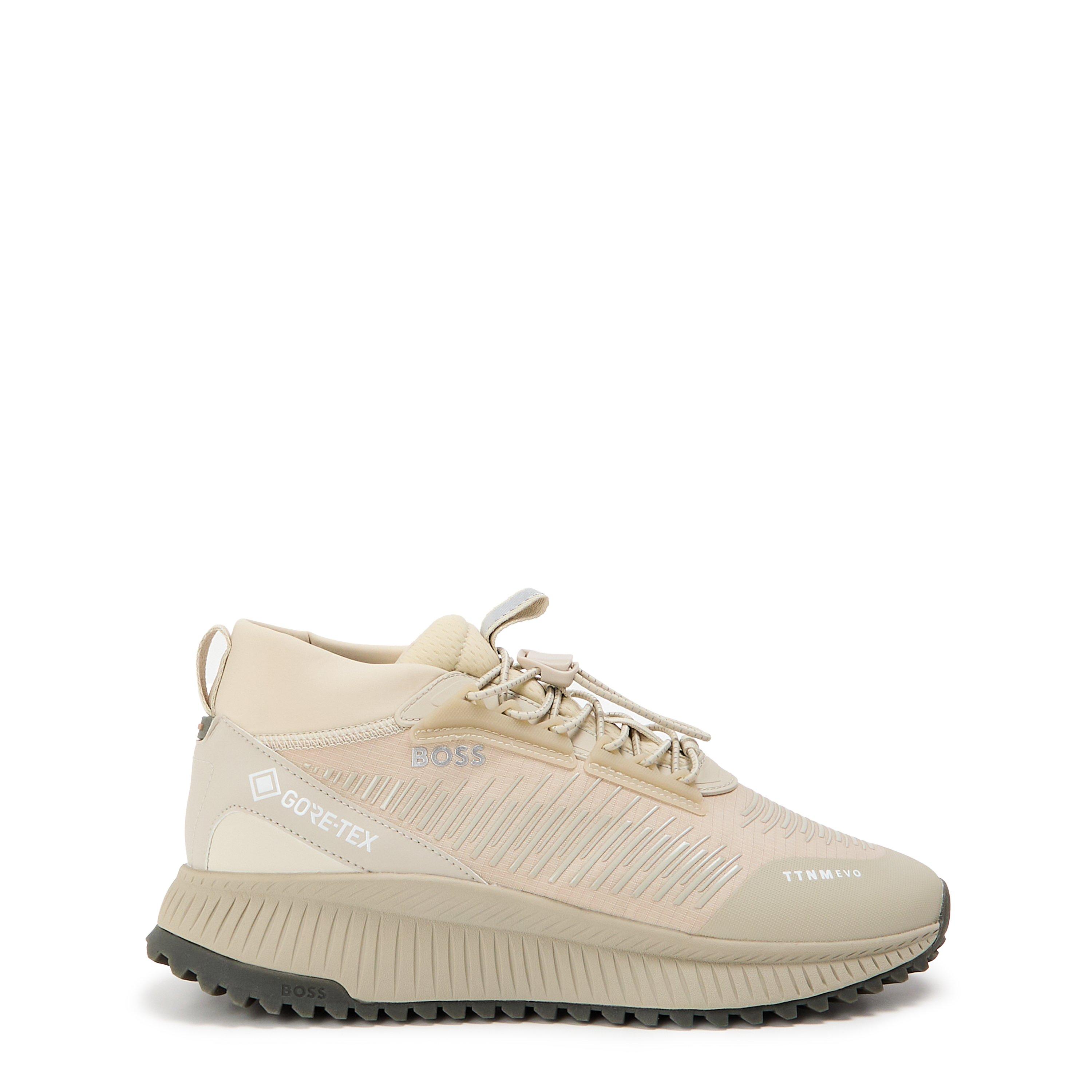 Light Beige - Boss - Men's Evo Runners Low-Top Trainers - 1