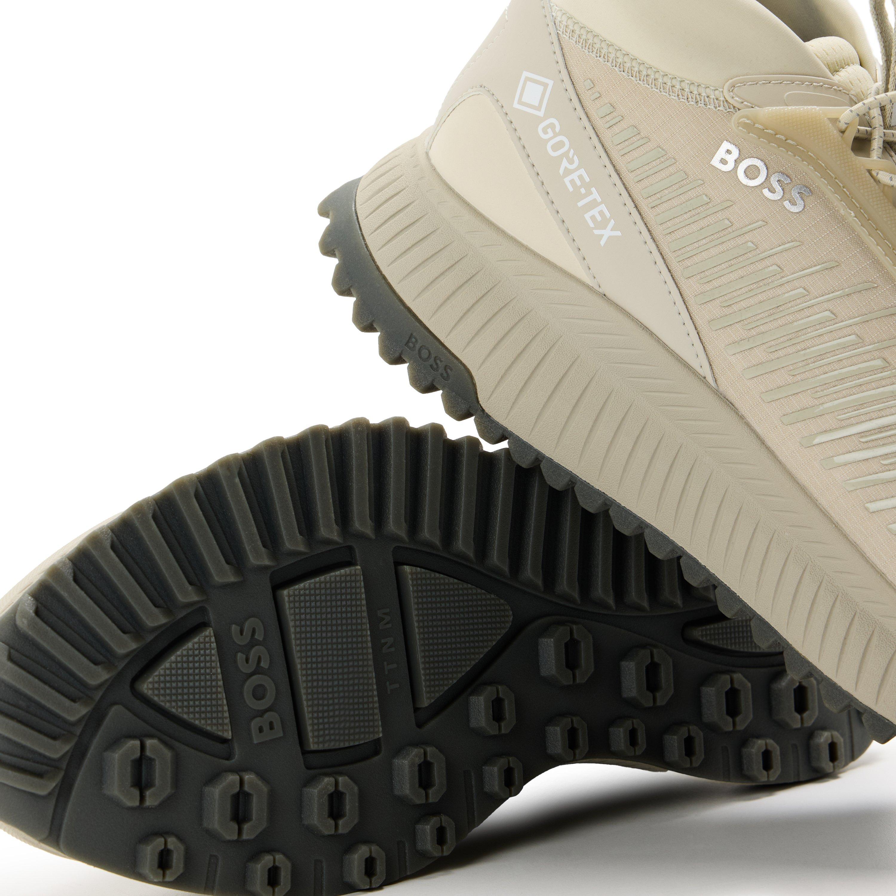 Light Beige - Boss - Men's Evo Runners Low-Top Trainers - 3