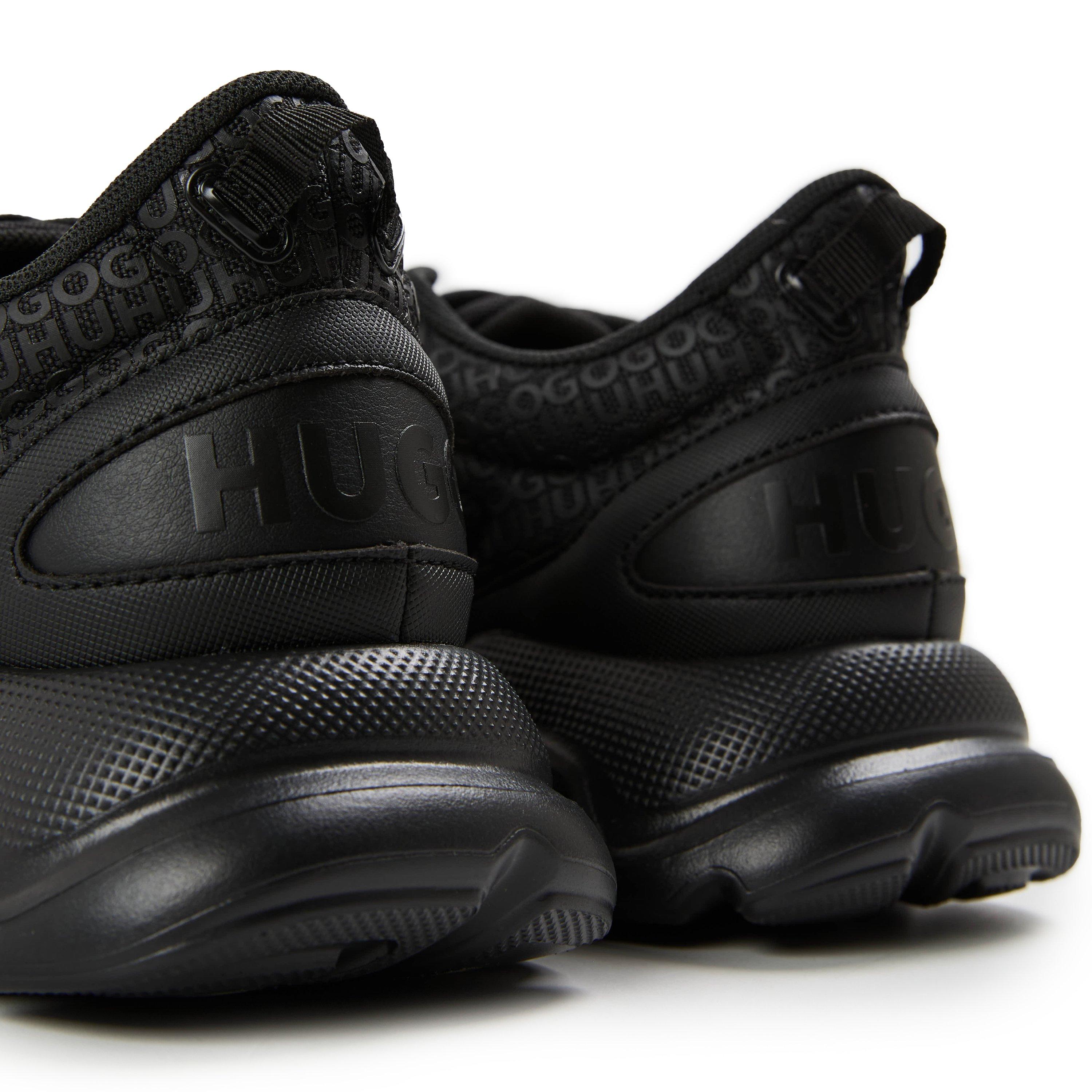 Black - Boss - Leon Runn Mono 10254074 01 Low-Top Trainers Mens - 3