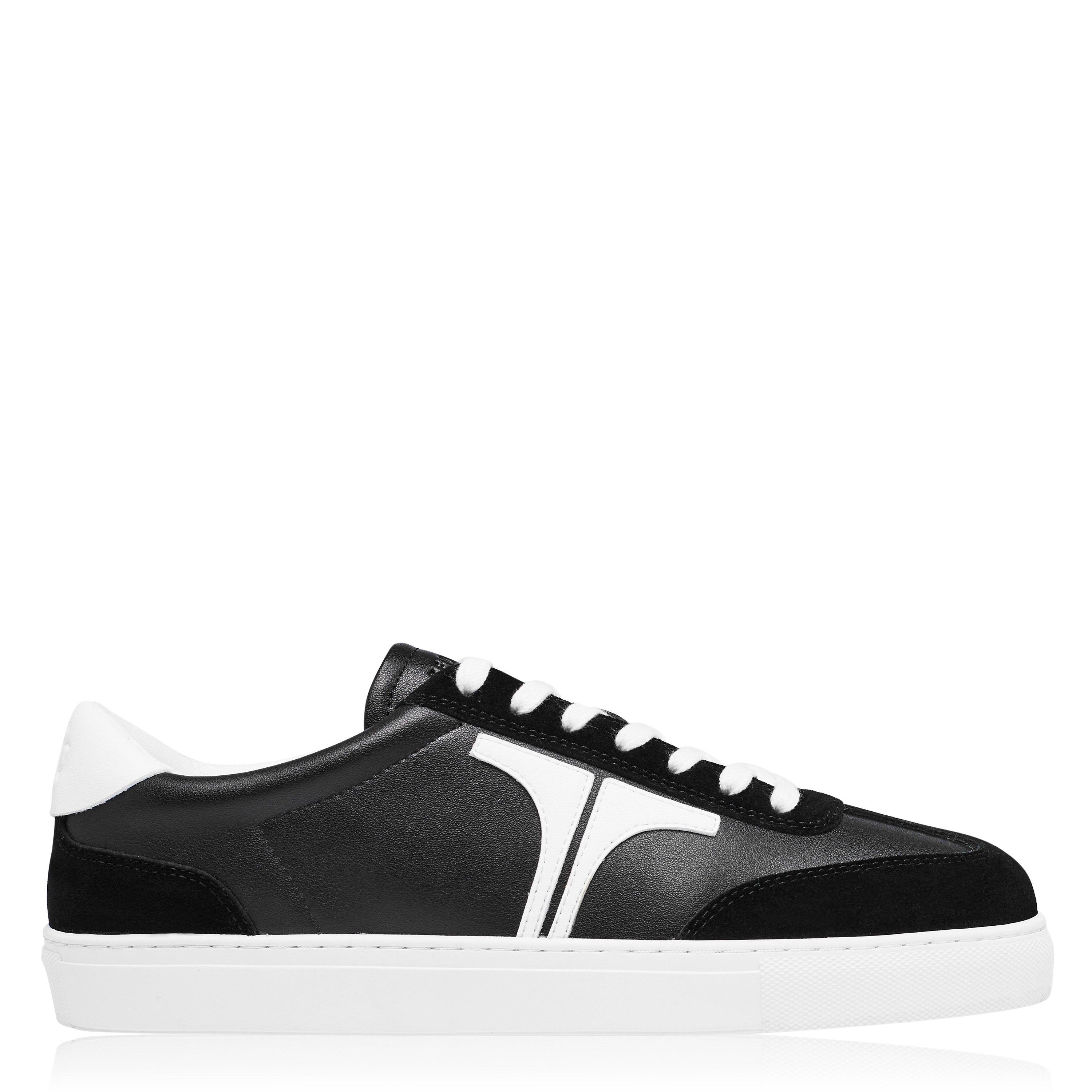 Black - Ted Baker - Robert Leather Trainers - 1