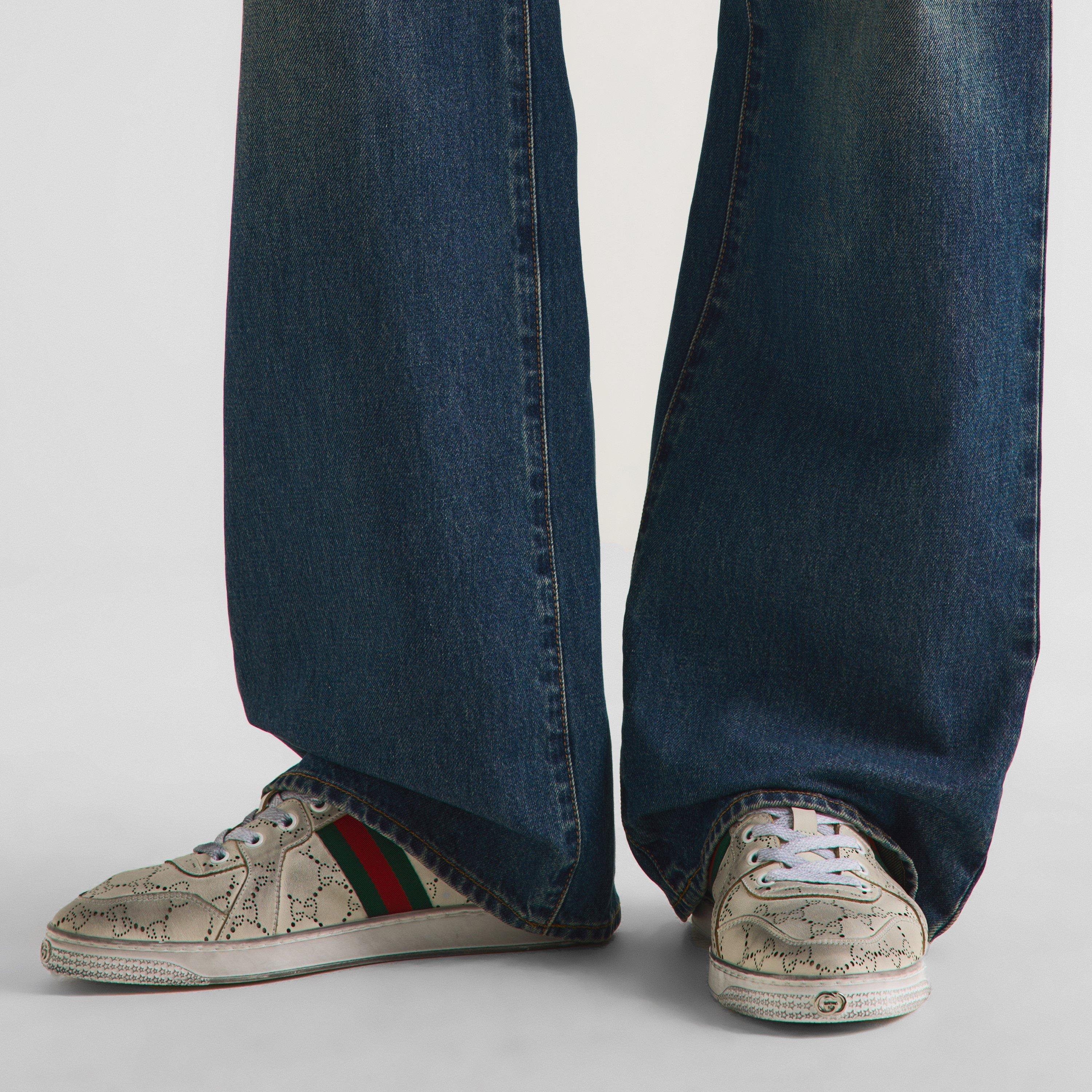 White - Gucci - Men's Low-Top Trainers - 3