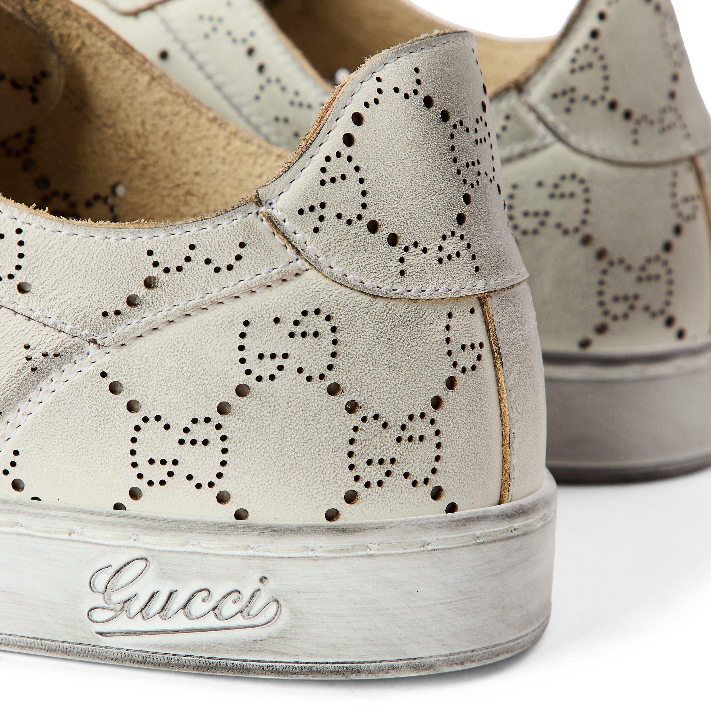 White - Gucci - Men's Low-Top Trainers - 3