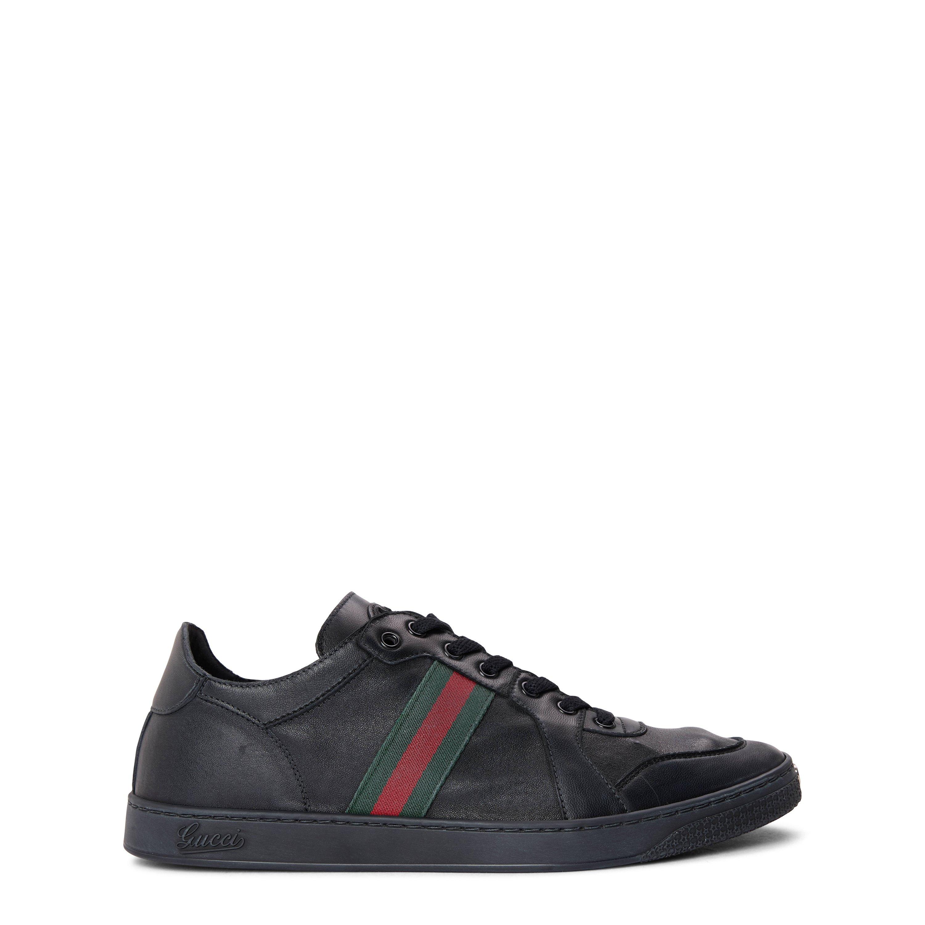 Gucci Men's Low-Top Trainers - Black - Size 10 (44)