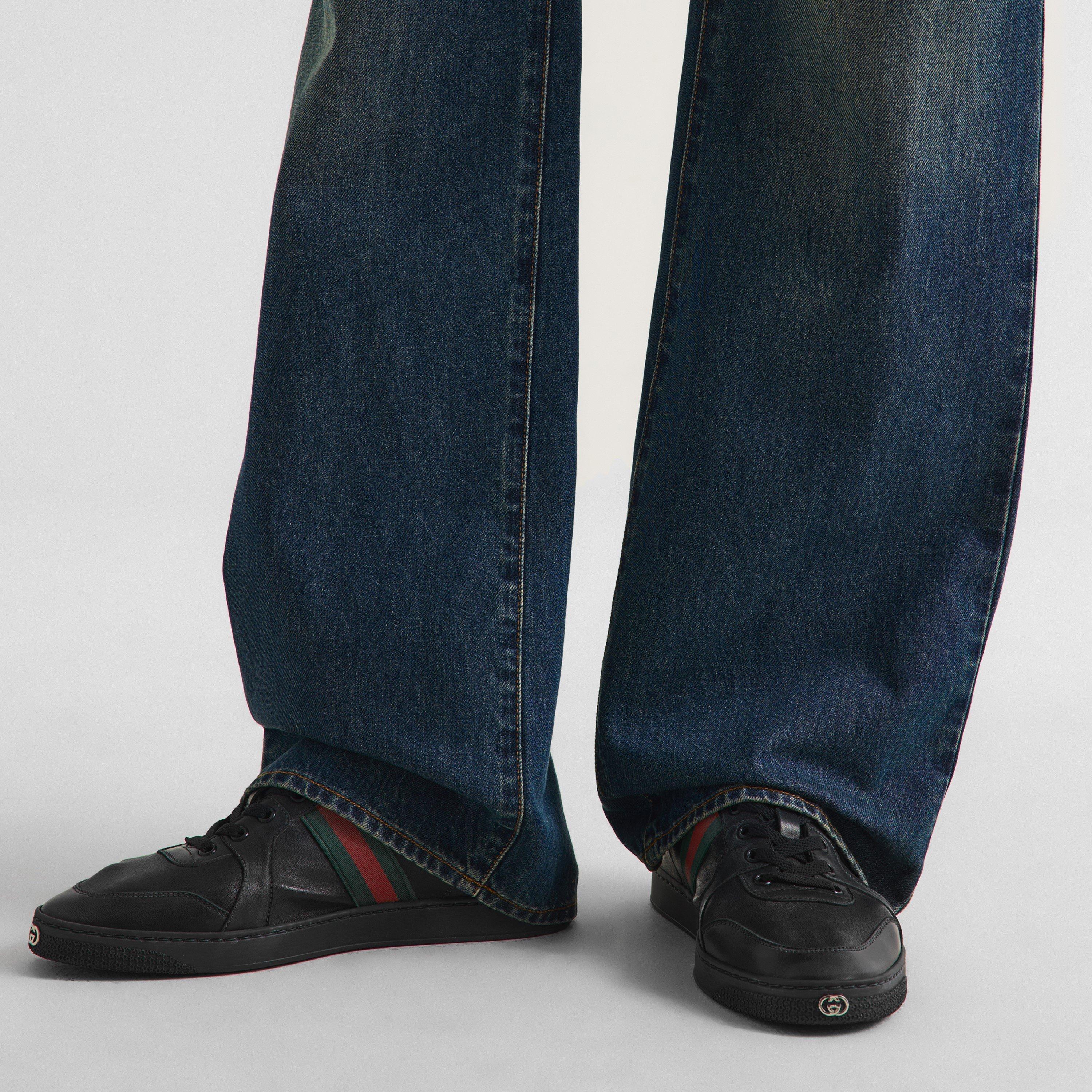 Black - Gucci - Men's Low-Top Trainers - 3