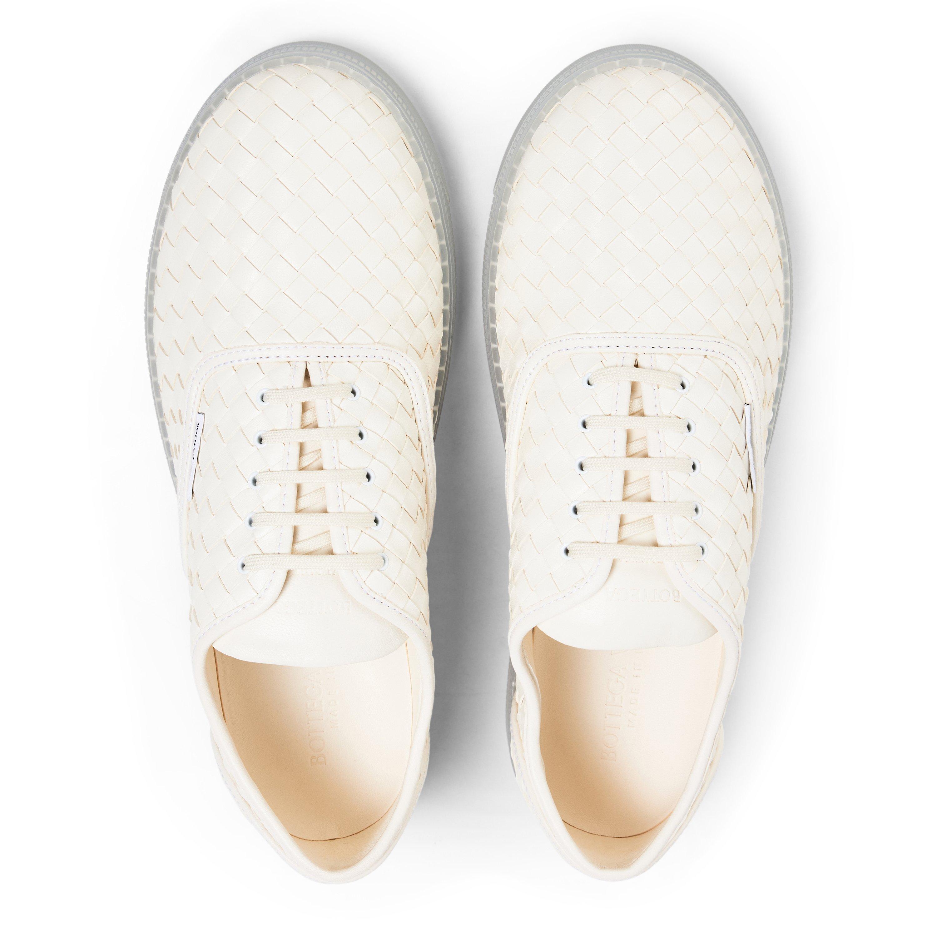 White - Bottega Veneta - Men's Low-Top Trainers - 4