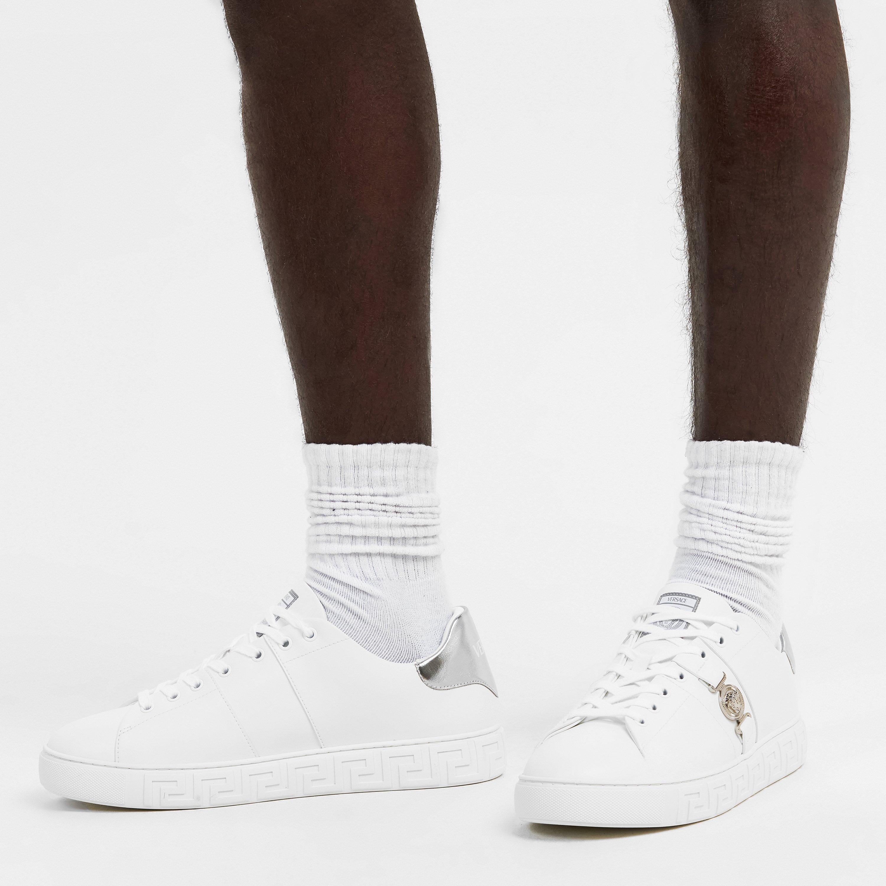 White/Silver - Versace - Versace Acc Sneaker Sn61 - 3