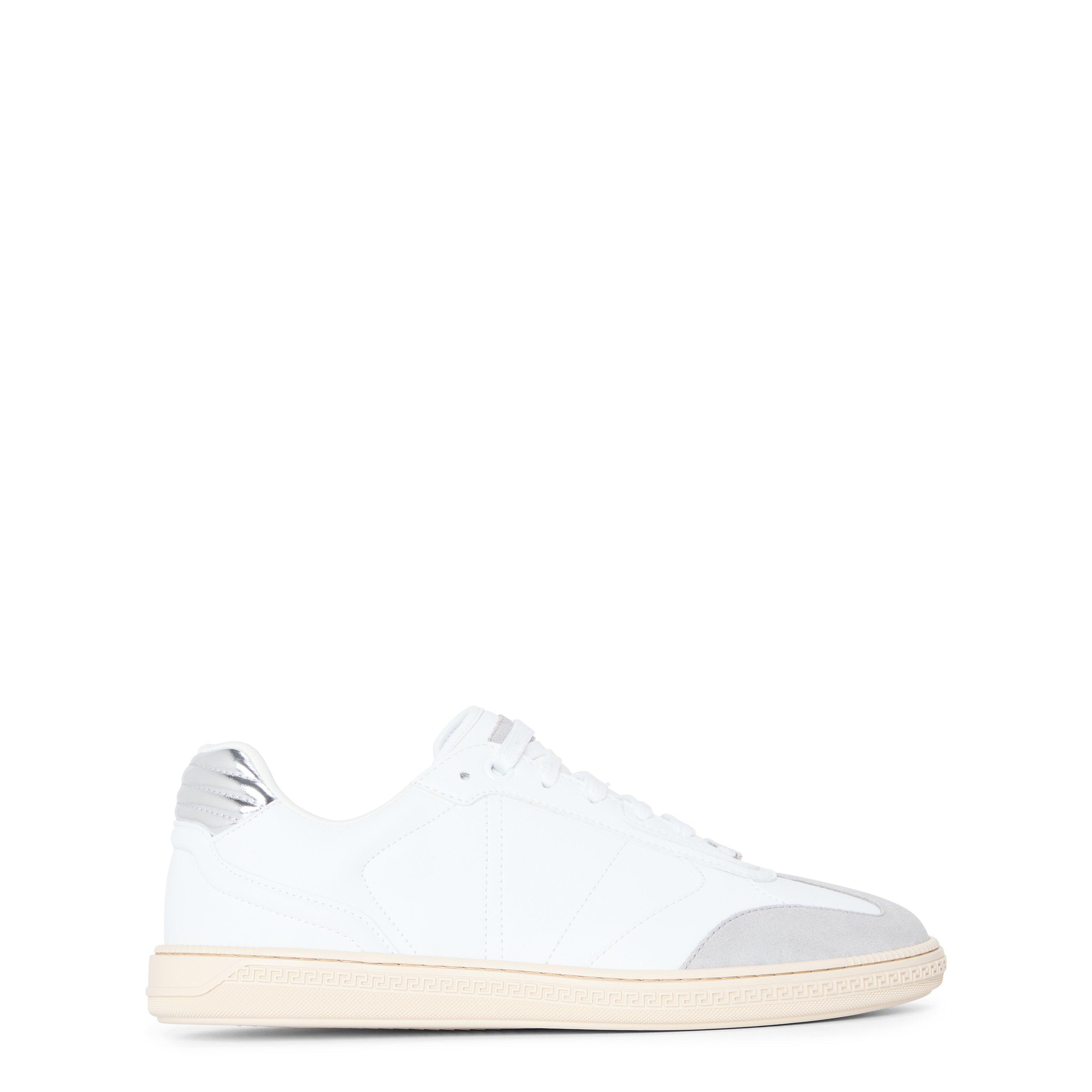 Versace Men's Low-Top Trainers - Grey/White - Size 7 (41)